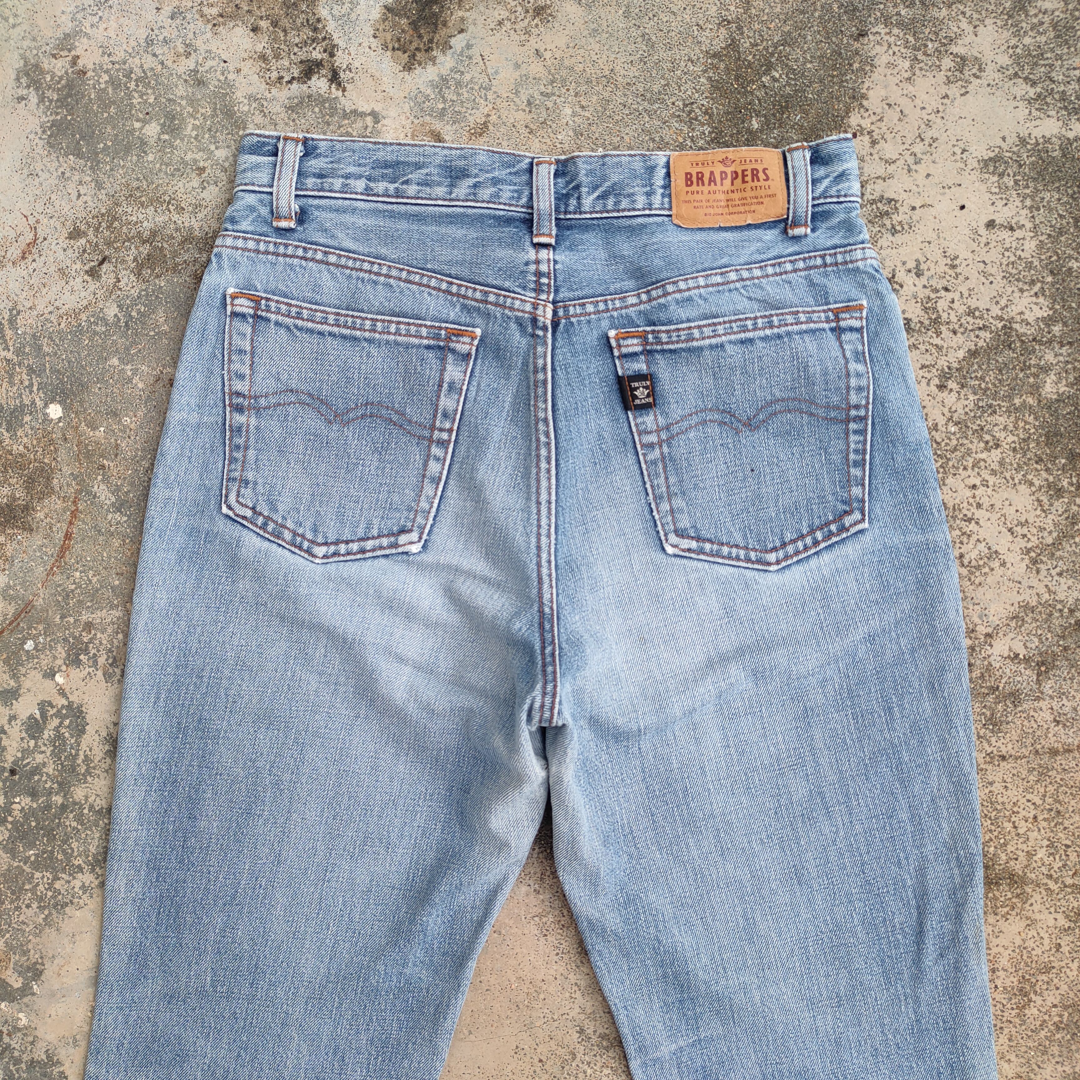 Japanese Brand × Jean × Vintage VINTAGE BRAPPERS FLARE FADED JEANS DENIM PANTS Size US 29 - 8 Thumbnail