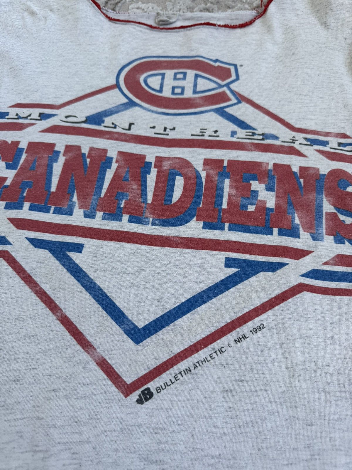 NHL 1992 Montreal Canadiens NHL Long Sleeve Bulletin Athletic Size US XL / EU 56 / 4 - 4 Thumbnail
