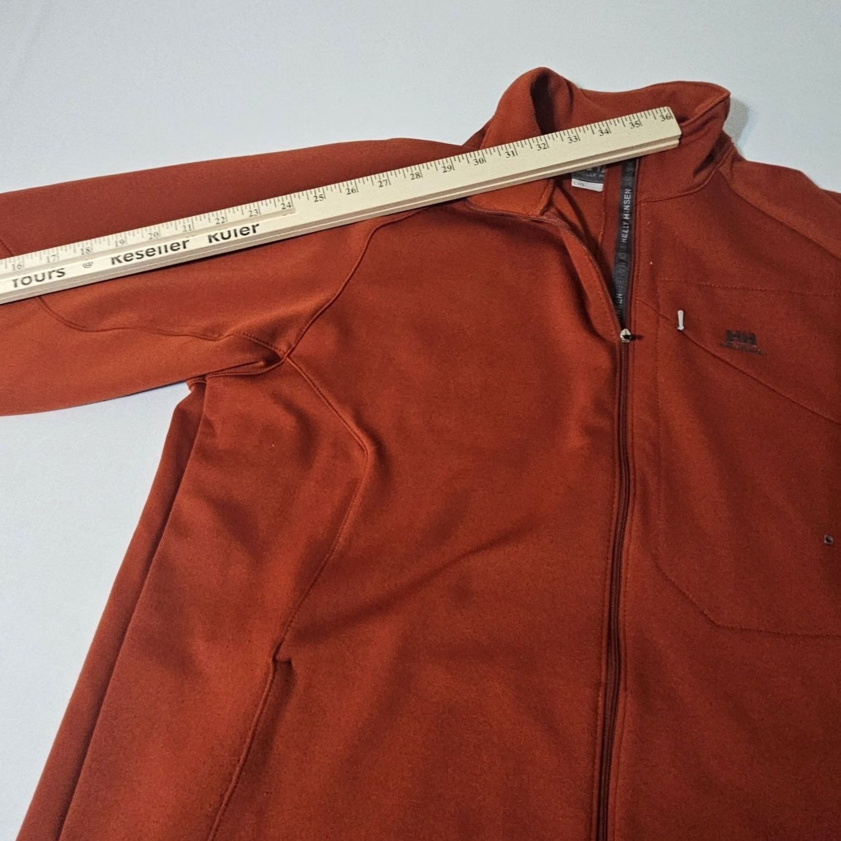 Helly Hansen VINTAGE Helly Hansen Jacket Fleece Pro Stretch Performance Full Zip Snow Pull L Red Mens Size US L / EU 52-54 / 3 - 7 Thumbnail
