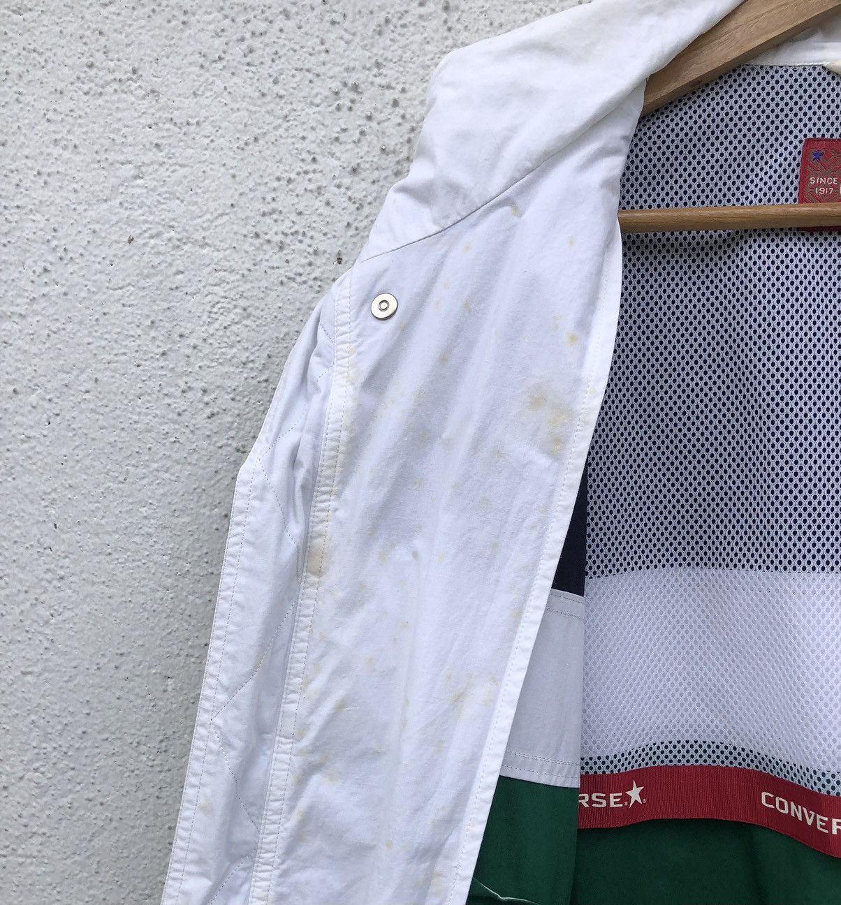 Converse Vintage 90s Converse Colour Block Bomber Jacket Size US L / EU 52-54 / 3 - 17 Thumbnail