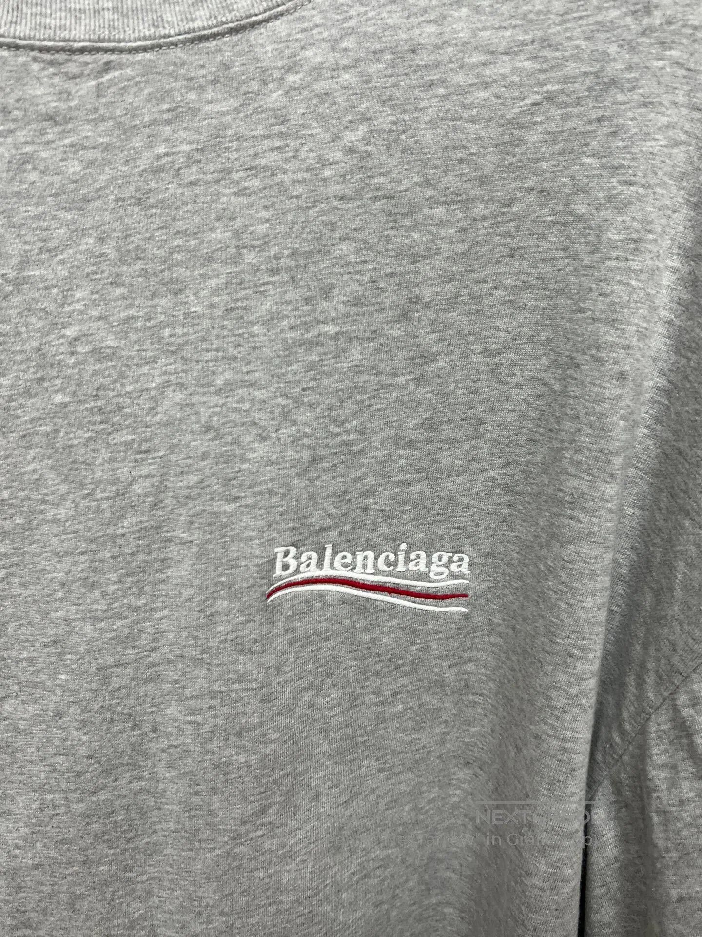 Balenciaga gray long sleeve shirt by Balenciaga. Size US S / EU 44-46 / 1 - 2 Thumbnail