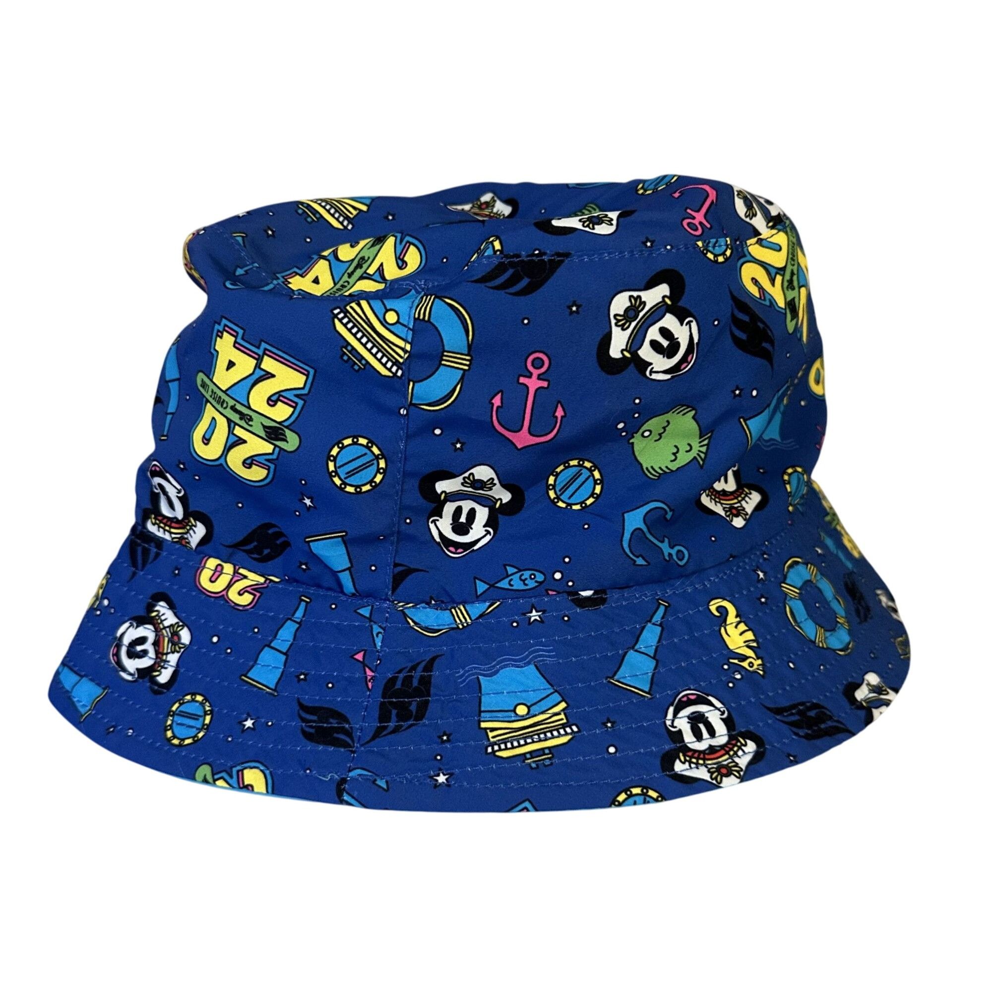 Disney Walt Disney World Cruise Line Reversable Mickey 2024 Bucket Size ONE SIZE - 2 Thumbnail