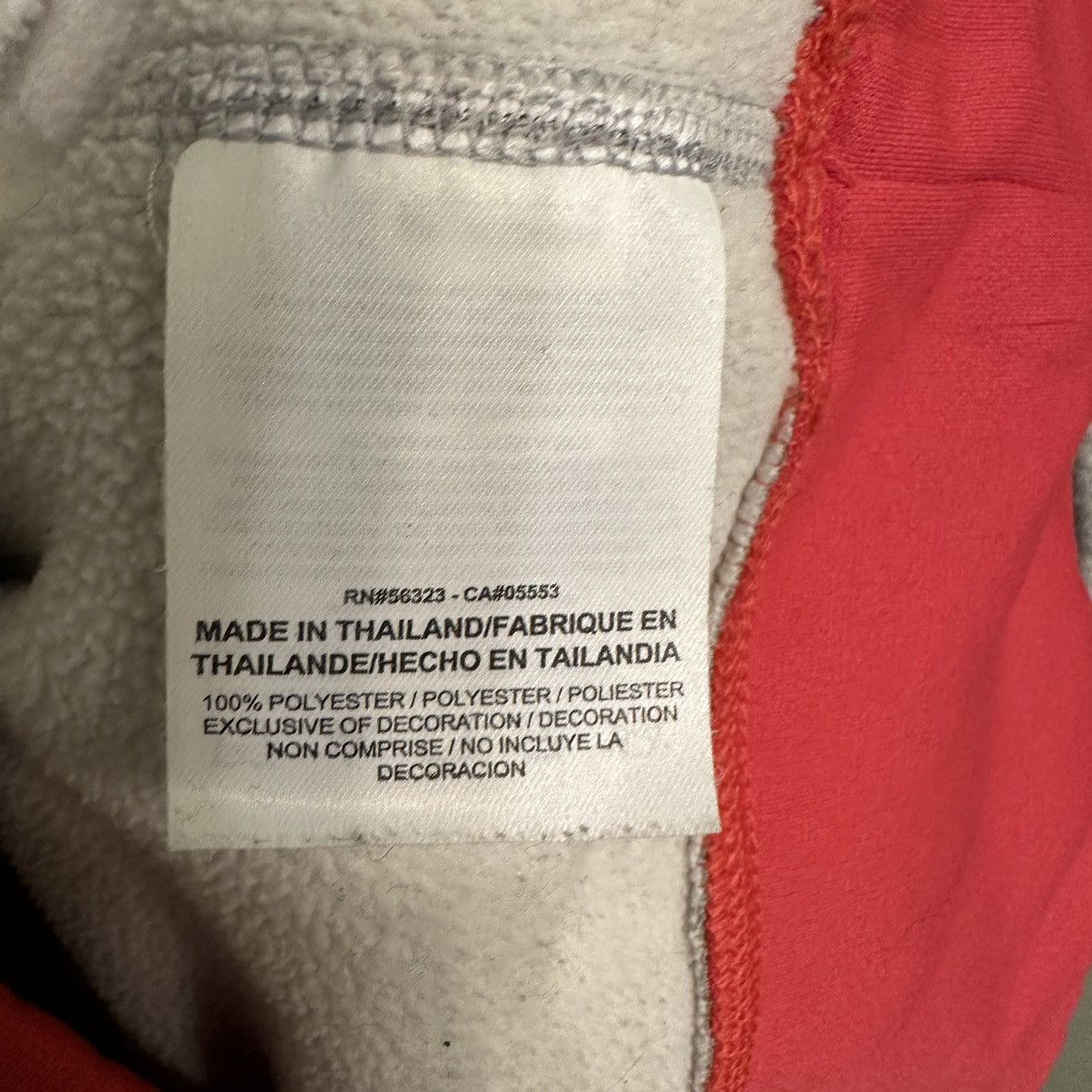 Nike Nike Thermafit Red and Gray Hoodie Size M / US 6-8 / IT 42-44 - 4 Thumbnail