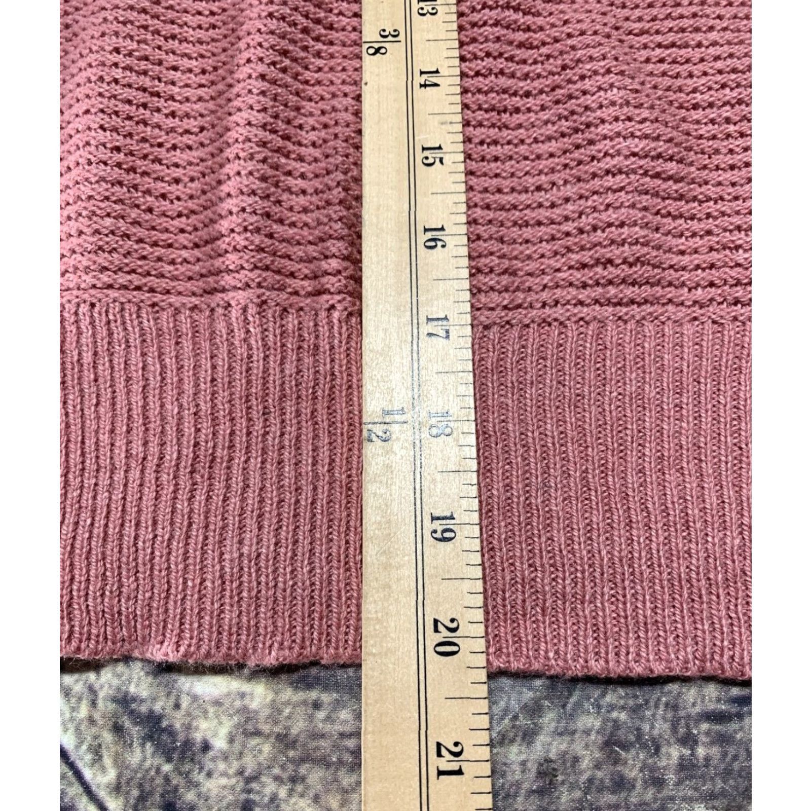 Vintage All in Motion Hooded Sweatshirt XL Womens Rose Red Long Sleeve Knit Cotton Blend NWT New with Tags Size XL / US 12-14 / IT 48-50 - 7 Thumbnail