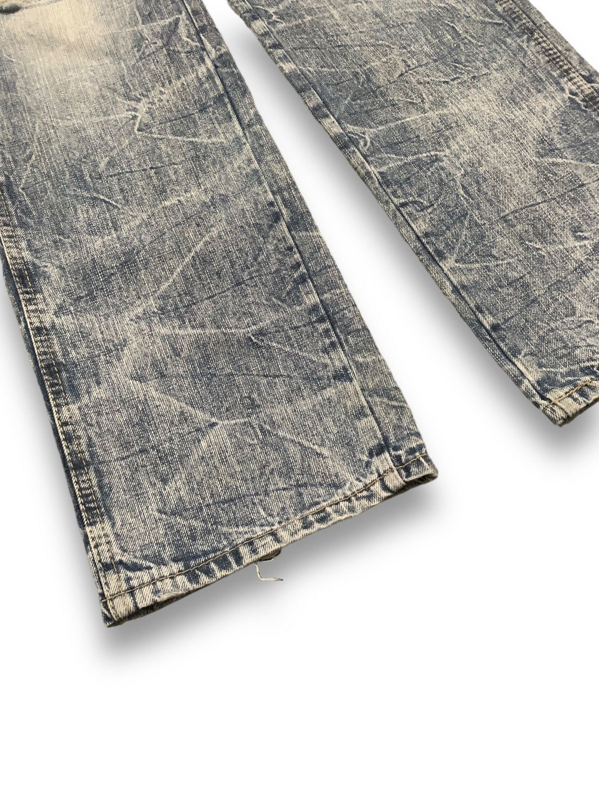 Beauty Beast Vintage Japanese Brand Crack Wash Distressed Carpenter Jeans Size US 31 - 11 Thumbnail