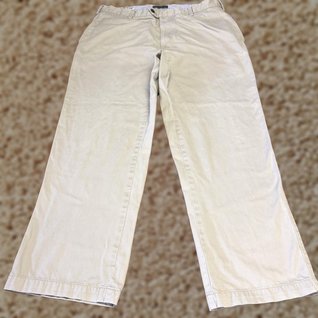 Orvis Orvis Mens Pants 38x30 Beige Pima Cotton Chino Relaxed Straight Leg Casual Size US 38 / EU 54 - 1 Thumbnail