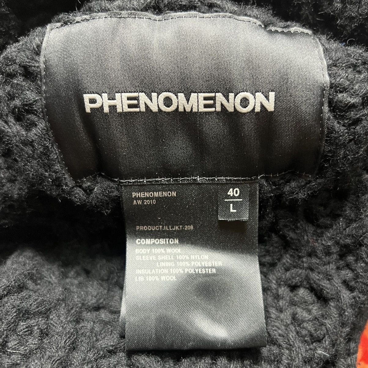 PHENOMENON Phenomenon Knit Sweater MA-1 Bomber Jacket Size US L / EU 52-54 / 3 - 3 Thumbnail