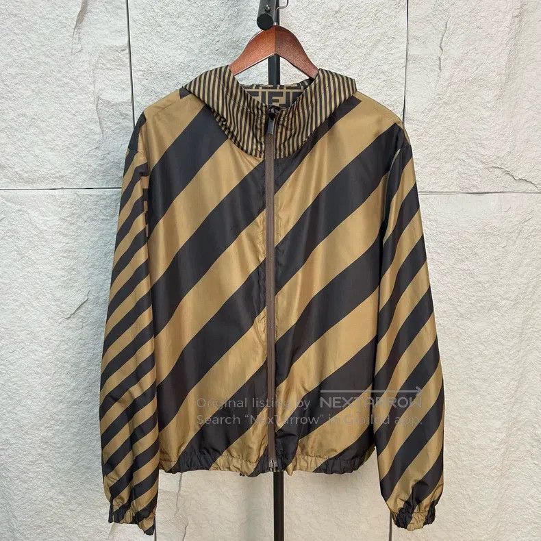 Fendi Fendi Monogram Full Print Reversible Windbreaker Jacket Size US M / EU 48-50 / 2 - 1 Thumbnail
