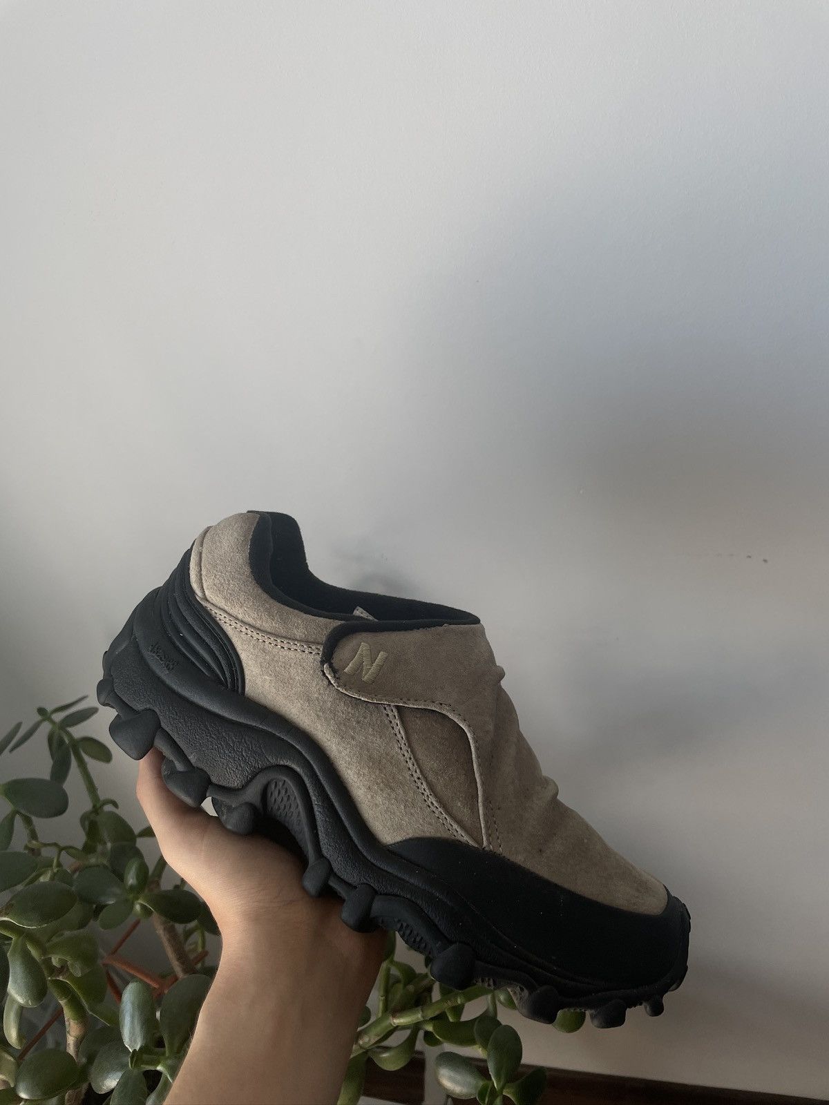New Rock × Vintage New rock low platform shoes boots beige brown