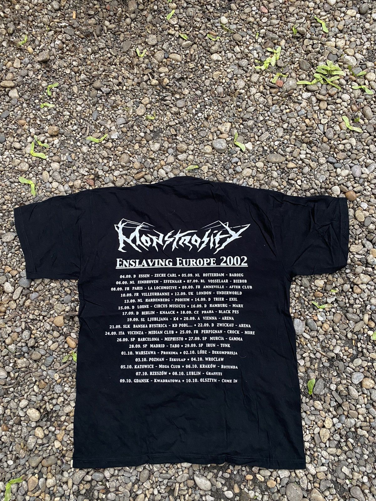 Band Tees × Vintage Vintage Monstrosity 2002 Death Metal Tour T-Shirt Size US XL / EU 56 / 4 - 2 Thumbnail