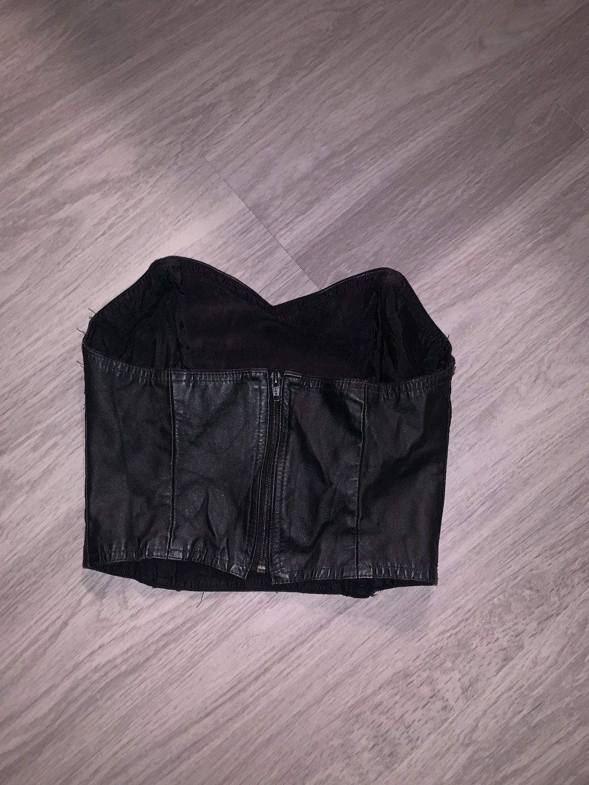 Dior 2000s Leather Top Size XS / US 0-2 / IT 36-38 - 2 Thumbnail