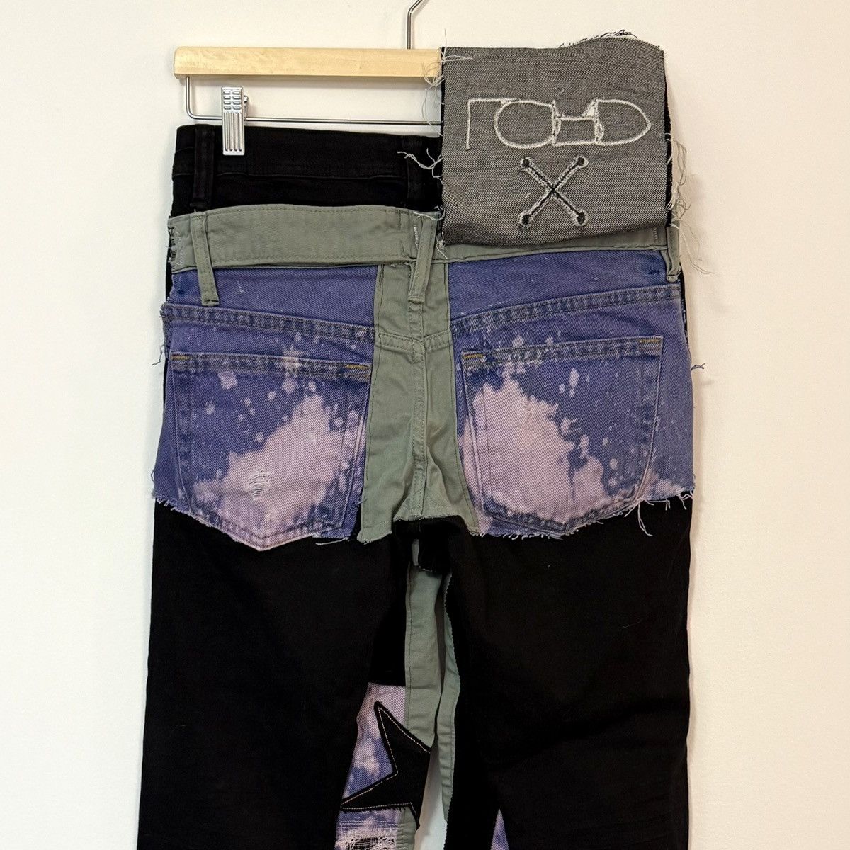 Other LORD x LVL5 1/1 Betrayal Denim “Sample” Flared Baggy Jeans Size US 32 / EU 48 - 6 Thumbnail