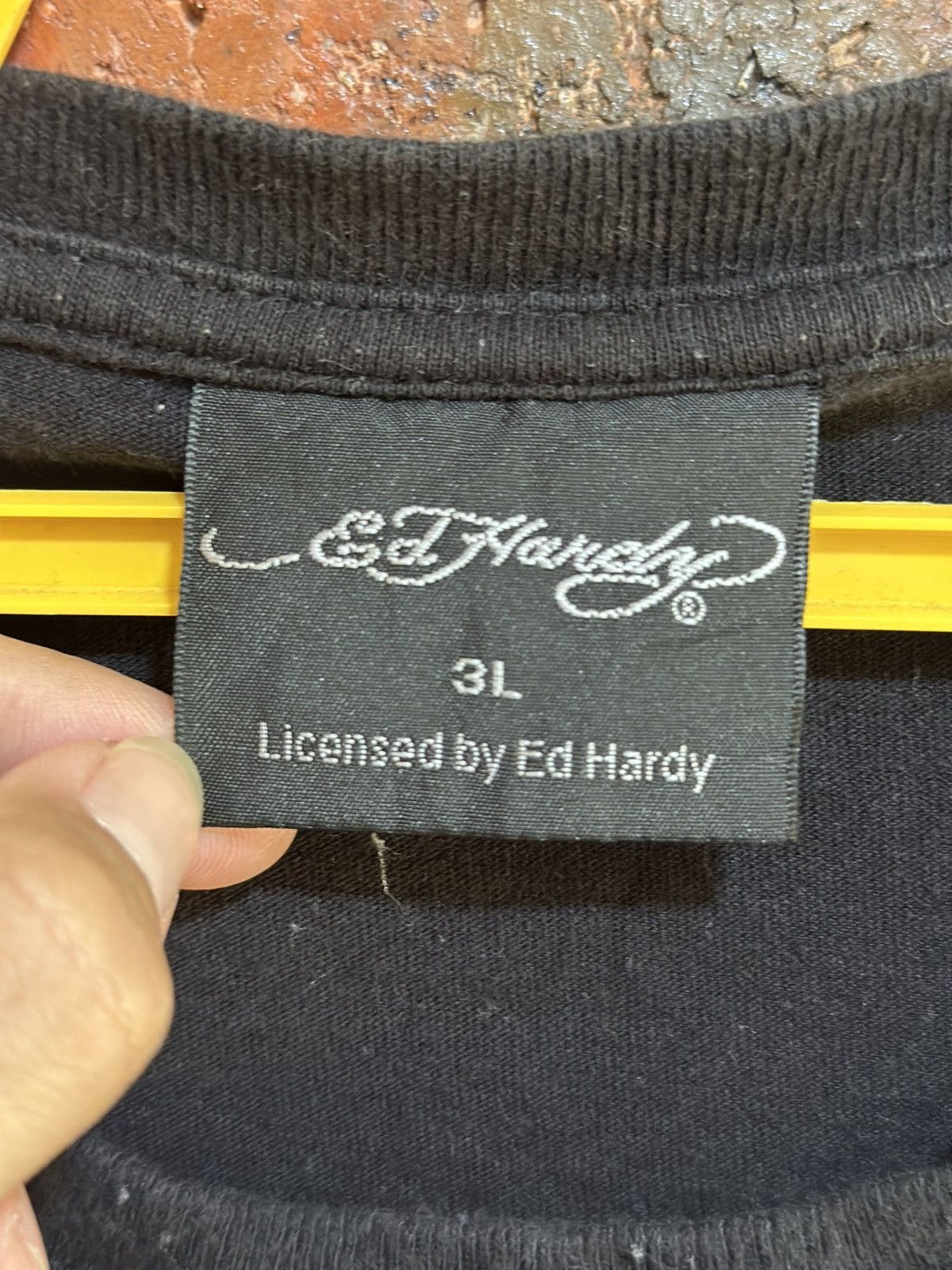 Ed Hardy Vintage Ed Hardy California Faded Oversize Tee Size US XXL / EU 58 / 5 - 7 Thumbnail