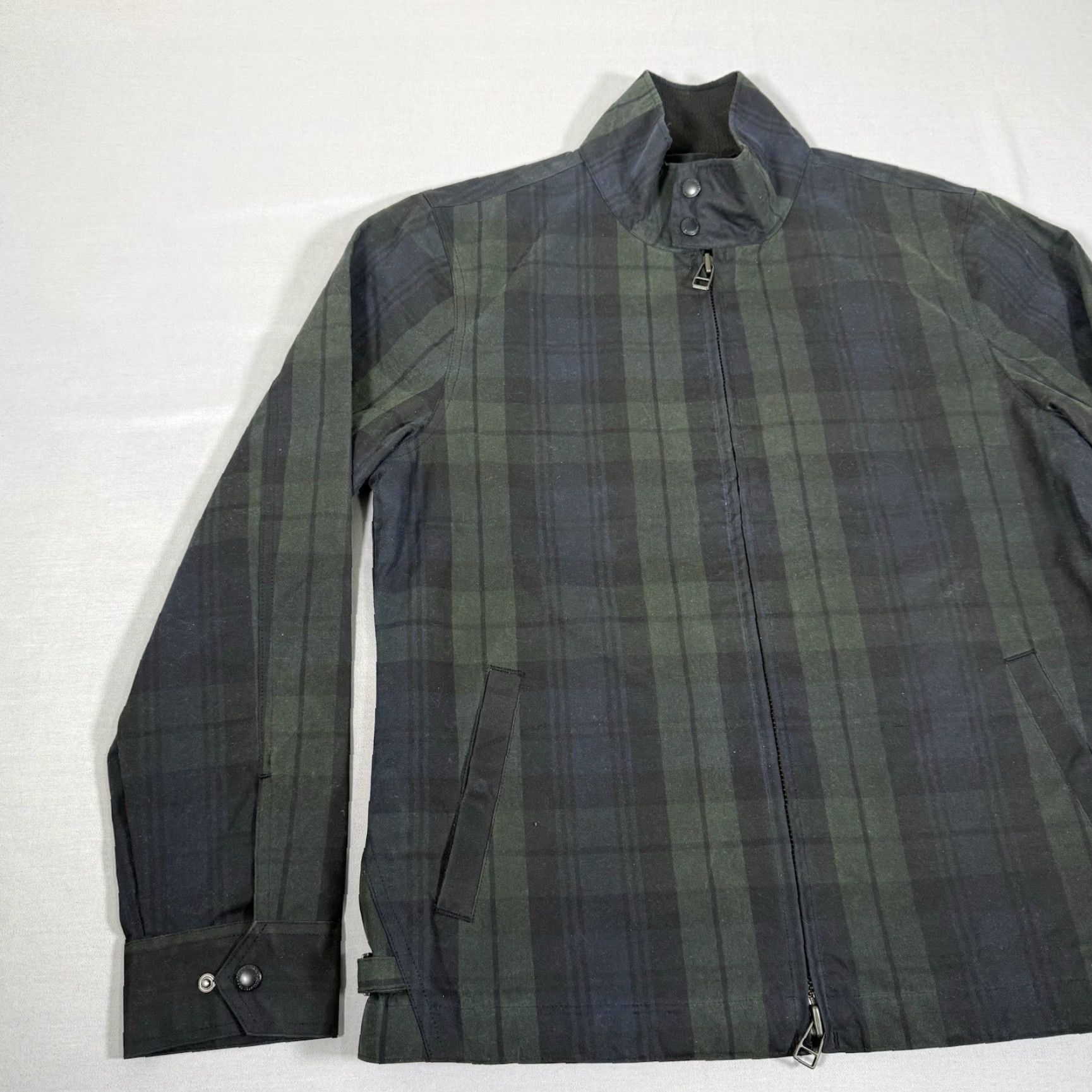 Taylor Stitch Taylor Stitch Jacket Mens 38 Waxed Cotton Plaid Halley Stevensons Zip Up Outdoor Size US XXS / EU 40 - 4 Thumbnail