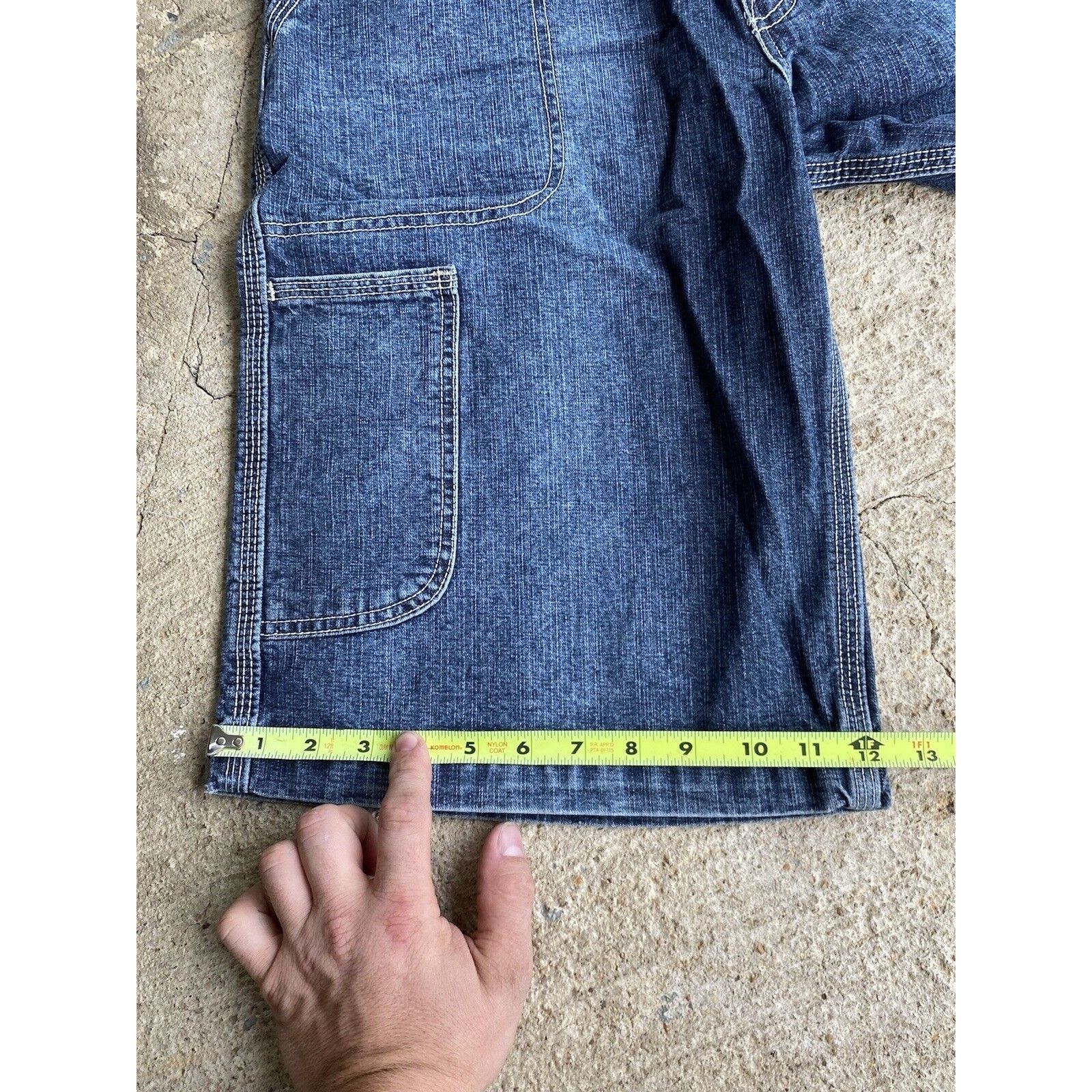 Levi's Vintage LEVIS Carpenter Jean Jorts 33 Denim Baggy Shorts Size US 33 - 12 Thumbnail