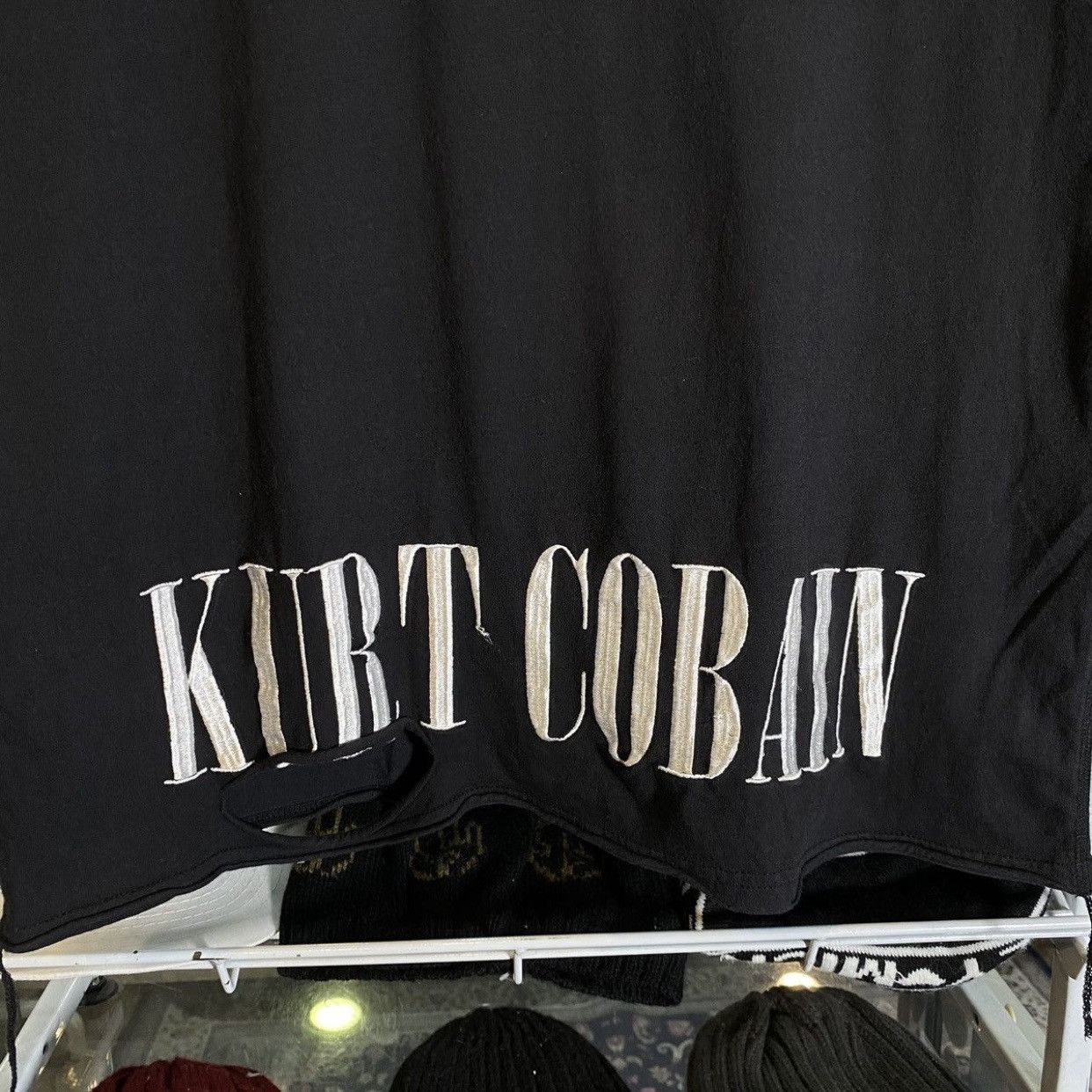 Band Tees Jouetie Kurt Cobain original distressed punk "End of Music" Size US L / EU 52-54 / 3 - 10 Thumbnail