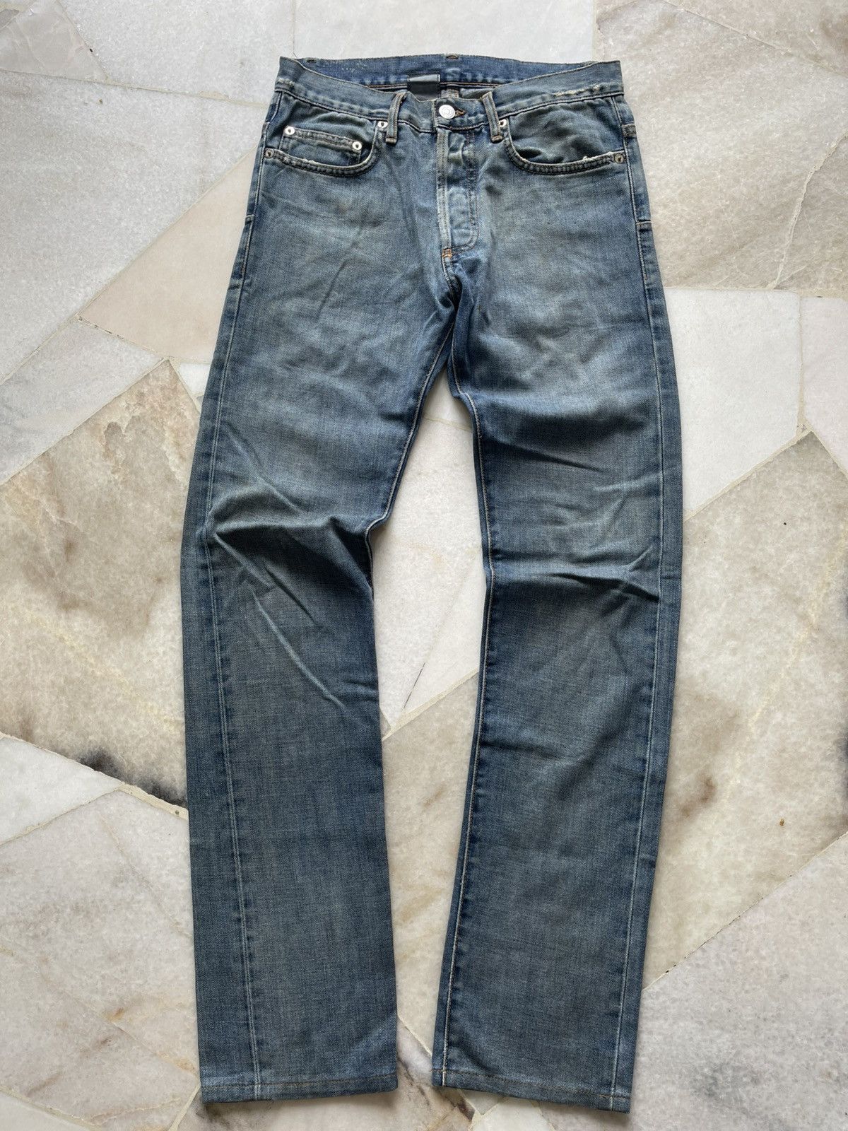 Pre-owned Dior Homme Hedi Slimane Era Pants In Blue