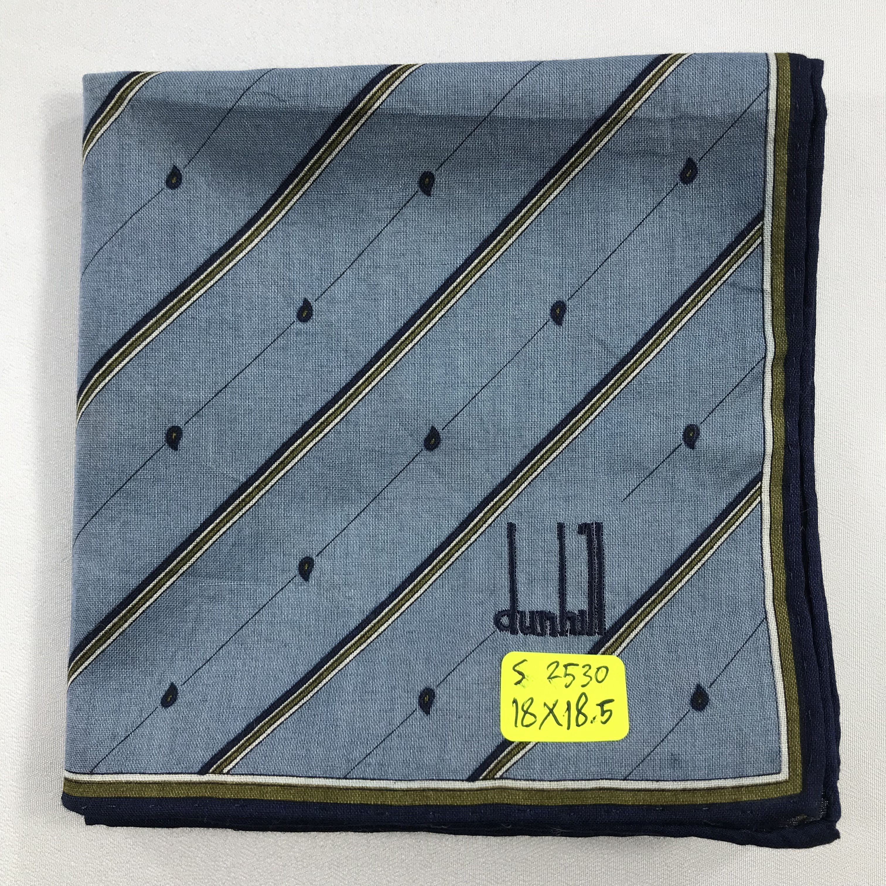Alfred Dunhill × Vintage Dunhill Bandana / Handkerchief / Neckerchief - S2530 Size ONE SIZE - 5 Thumbnail