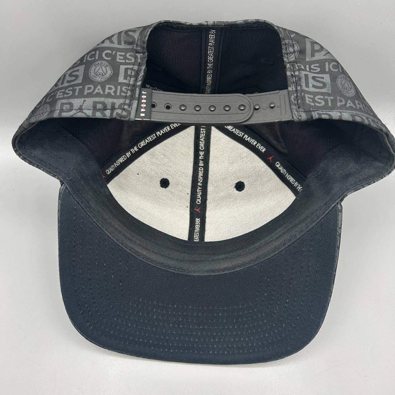 Jordan Brand Air Jordan Paris Saint Germain Hat All Over Logo Snap Back Size ONE SIZE - 2 Thumbnail