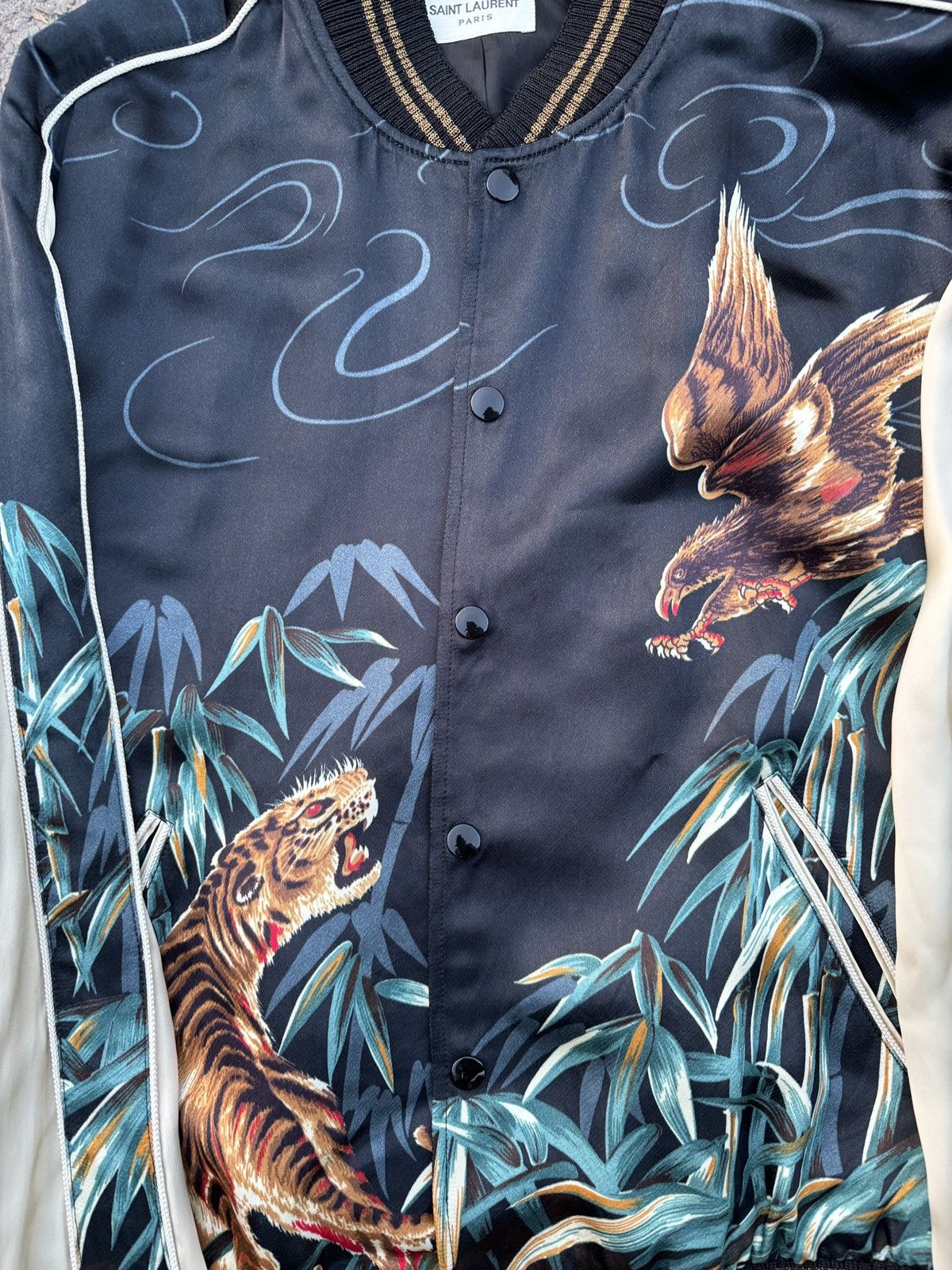 Saint Laurent Paris Saint Laurent SS16 Tiger & Eagle Jacket SZ.46 Size US S / EU 44-46 / 1 - 8 Thumbnail