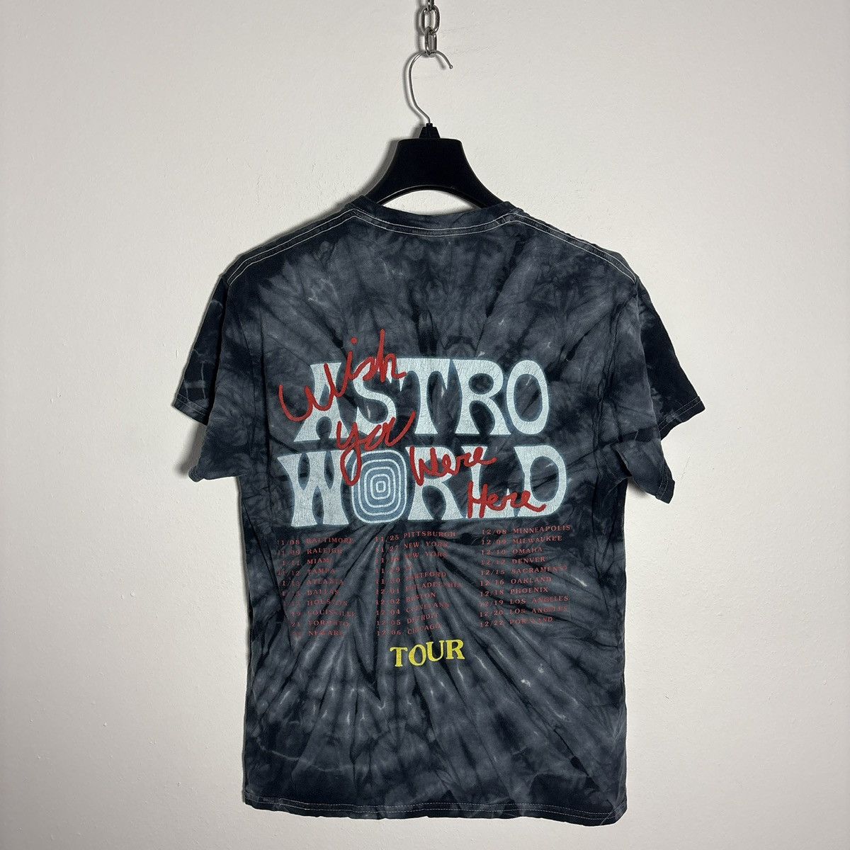 Travis Scott TIE DYE TRAVIS SCOTT ASTRO WORLD GRAPHIC TEE Size US M / EU 48-50 / 2 - 3 Thumbnail