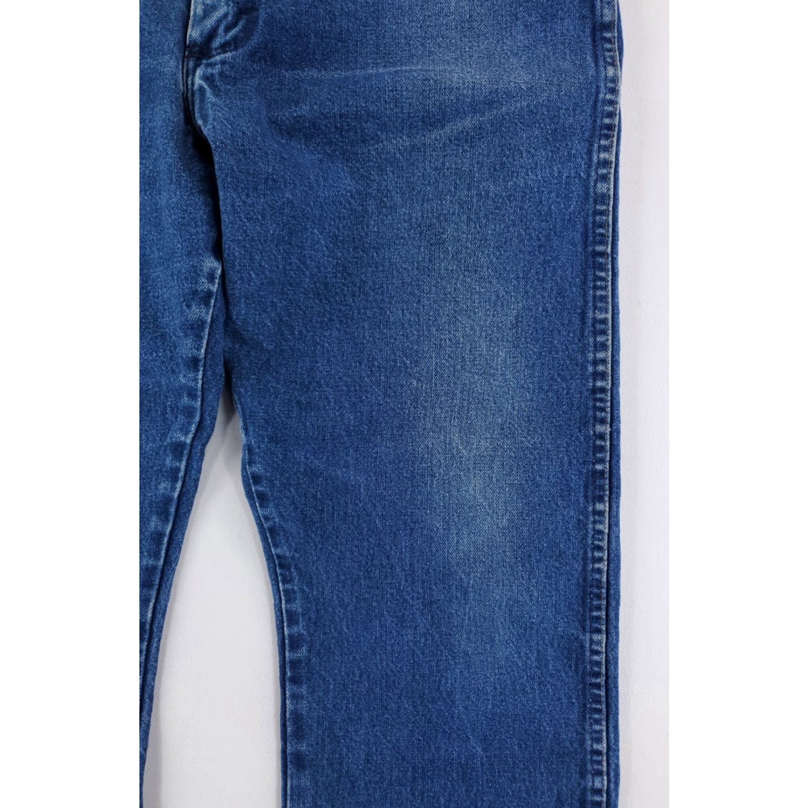Wrangler VINTAGE Wrangler 13MWZ Jeans Mens 36 x 29 Blue Whiskering 70s 80s Straight Jeans Size US 36 / EU 52 - 5 Thumbnail