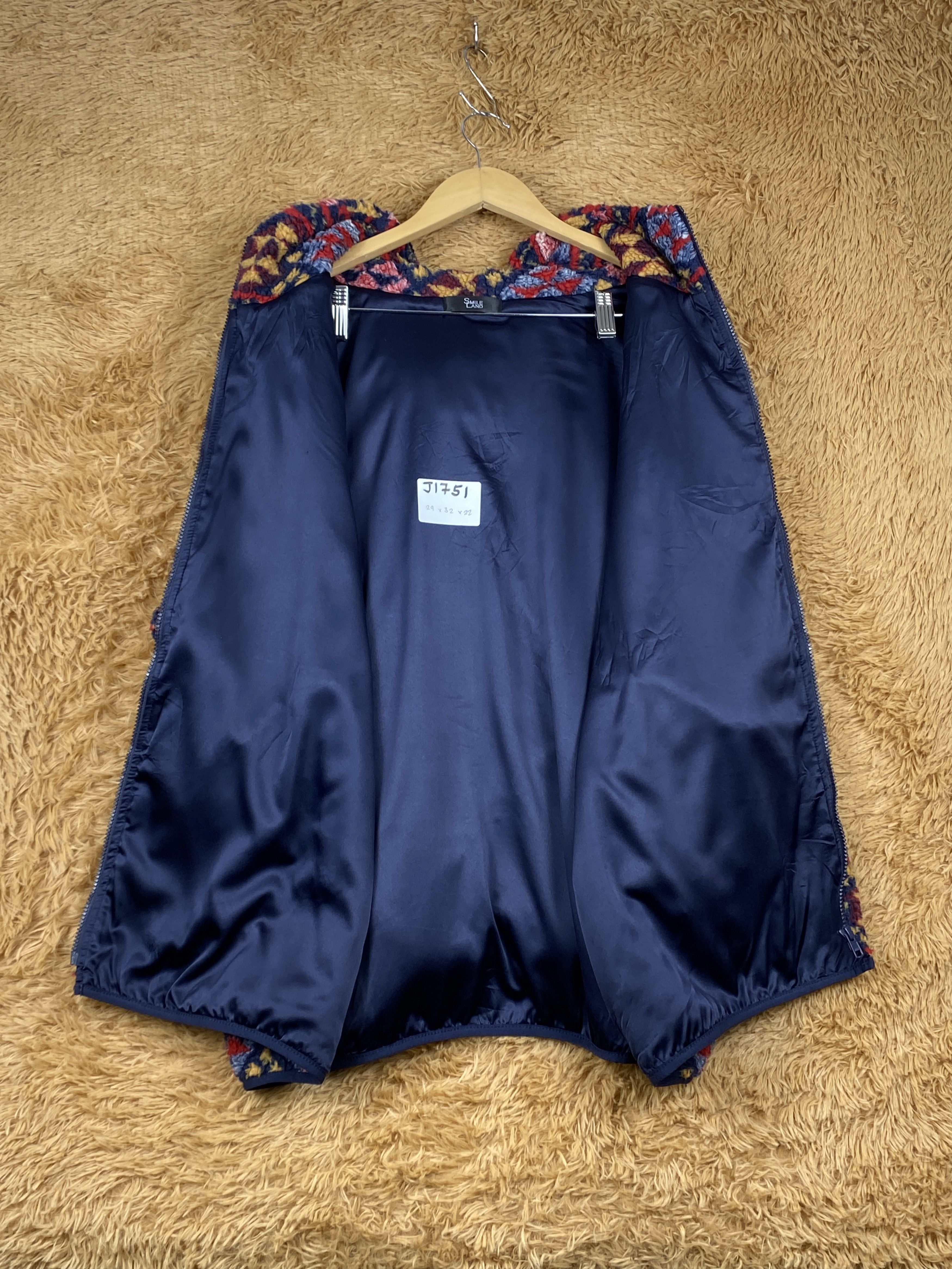 Japanese Brand Vintage Smile Land Fleece Native Aztec Navajo Jacket J1751 Size US XXL / EU 58 / 5 - 6 Thumbnail