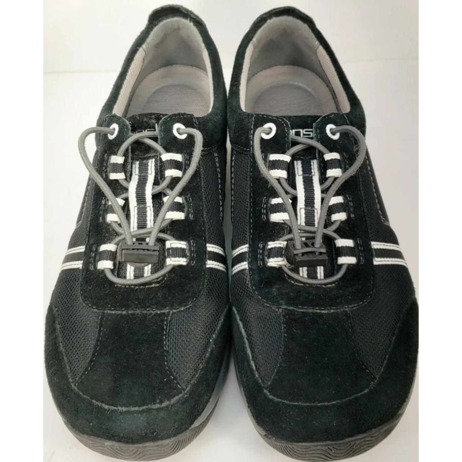 Dansko Dansko Womens Sneakers - Size 8.5M, 39EU, Black Suede & Synthetic No-Tie Laces - High Quality Shoe, Comfort, Size US 7 / IT 37 - 3 Thumbnail