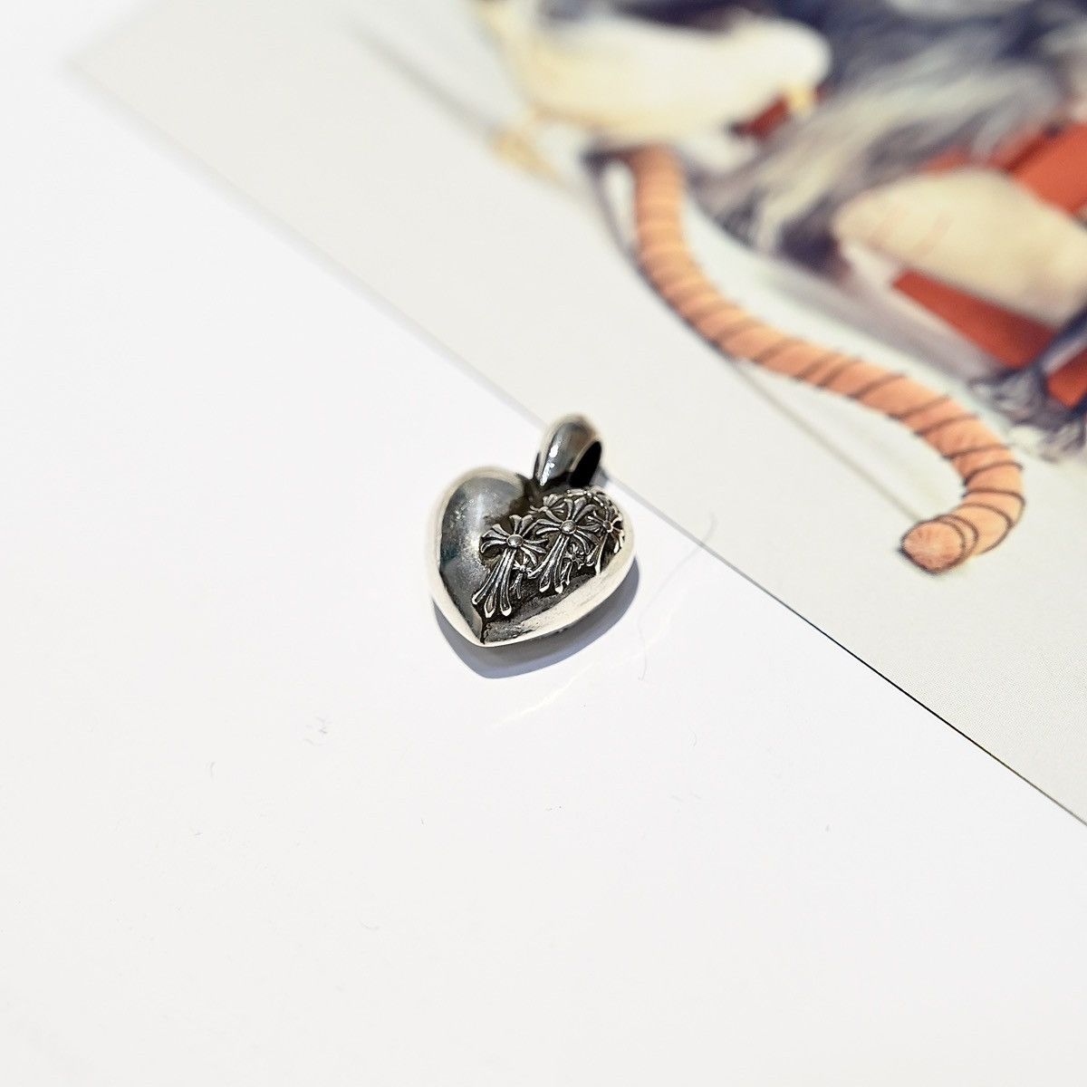Chrome Hearts CHROME HEARTS R.I.P HEART CHARM SILVER Size ONE SIZE - 2 Thumbnail