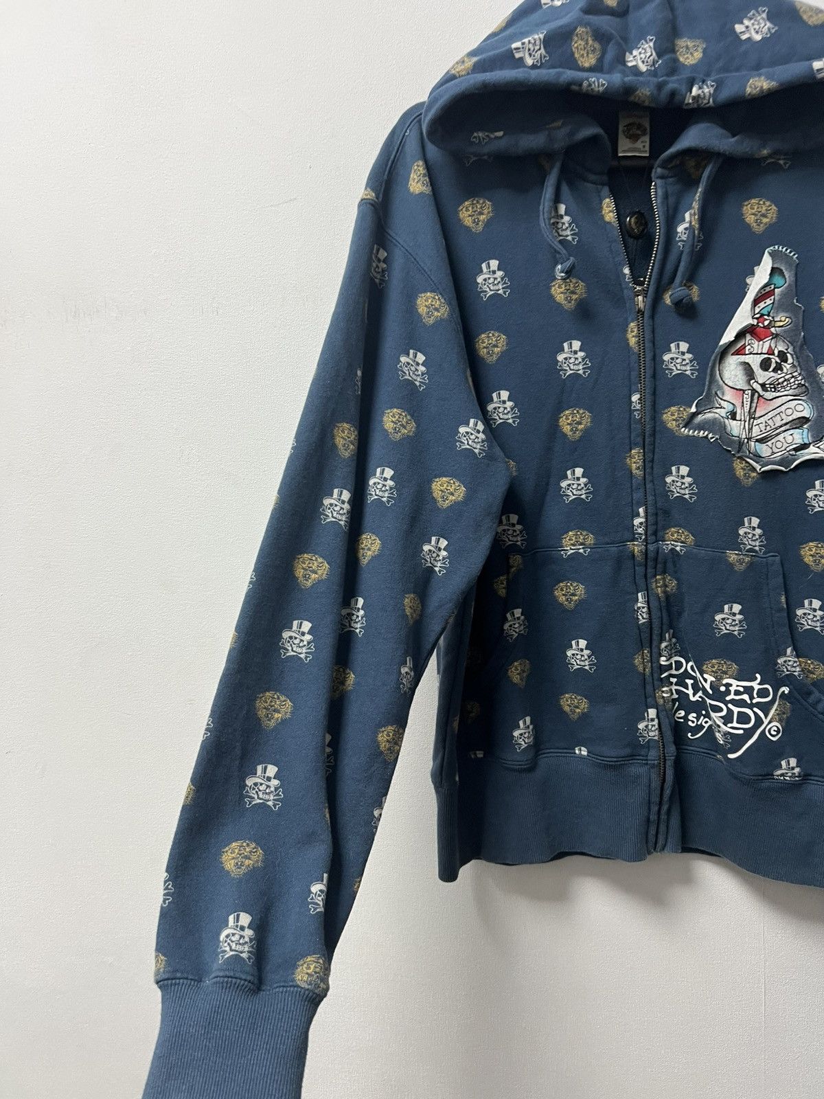 Ed Hardy Vintage Ed Hardy Zip Up Hoodie Size M Size US M / EU 48-50 / 2 - 5 Thumbnail