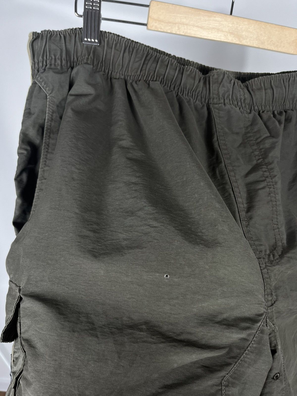 Nike Nike Vintage Faded Cargo Shorts Olive Green Size L Size US 34 / EU 50 - 3 Thumbnail