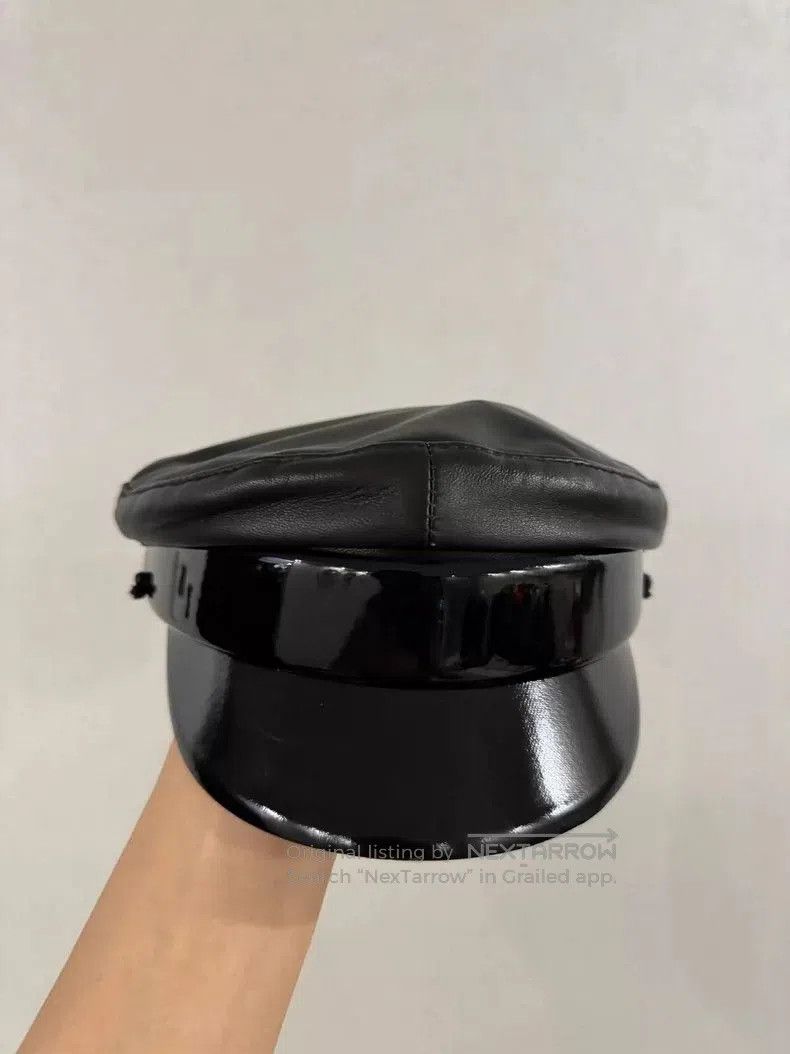 Anonymous Club Ruslan Baginskiy Leather Newsboy Cap. Size ONE SIZE - 2 Thumbnail
