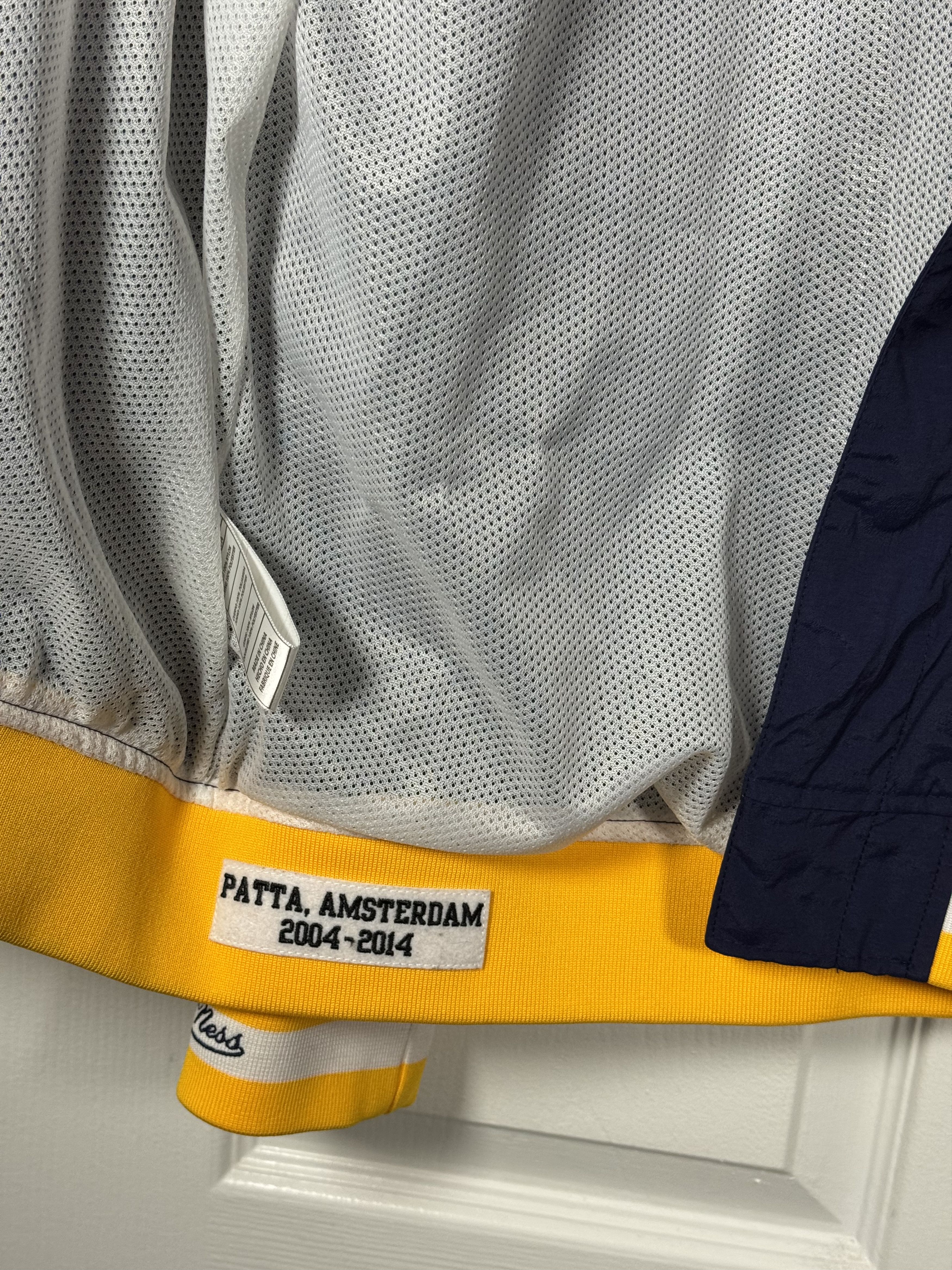 Mitchell & Ness × Patta 10th Anniversary Jacket Blue/Yellow Medium Size US M / EU 48-50 / 2 - 7 Thumbnail