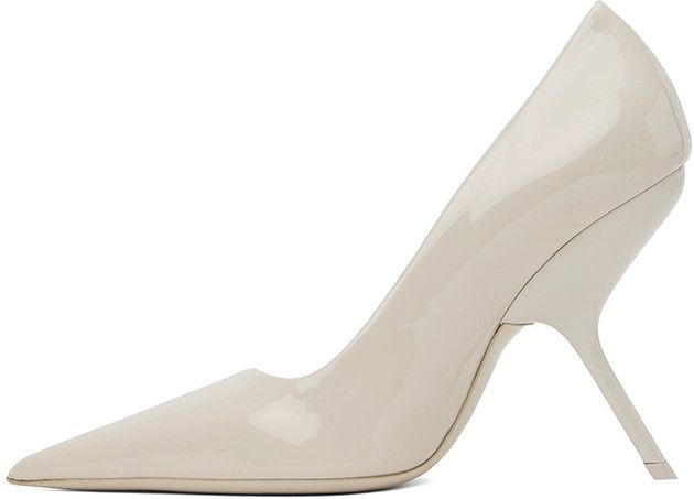 Salvatore Ferragamo o1s1rm0924 Era 85 Heels in White Size US 7.5 / IT 37.5 - 3 Thumbnail