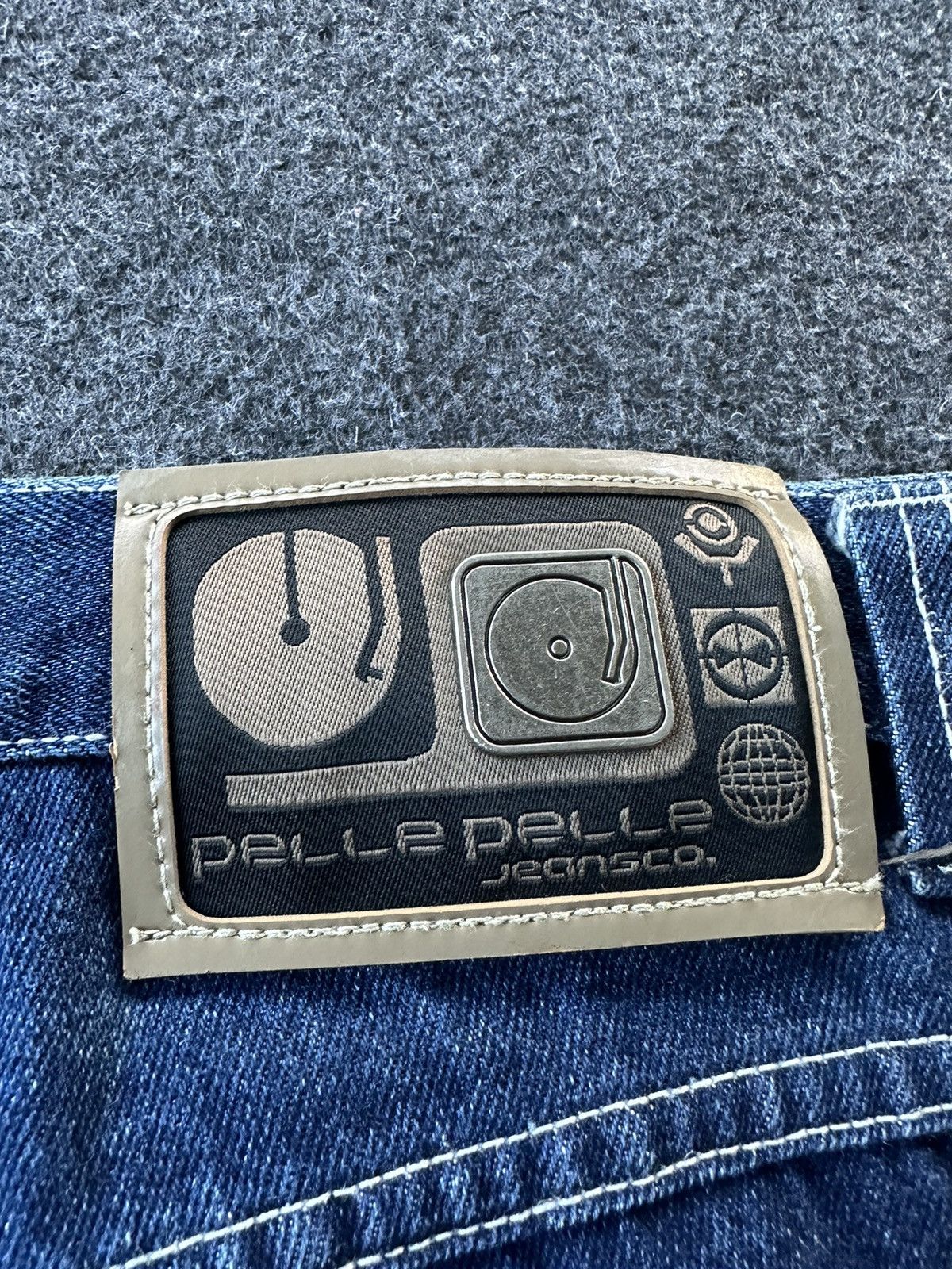 Pelle Pelle Baggy Pelle Pelle Marc Buchanan Vintage Denim D316 Size US 34 / EU 50 - 8 Thumbnail