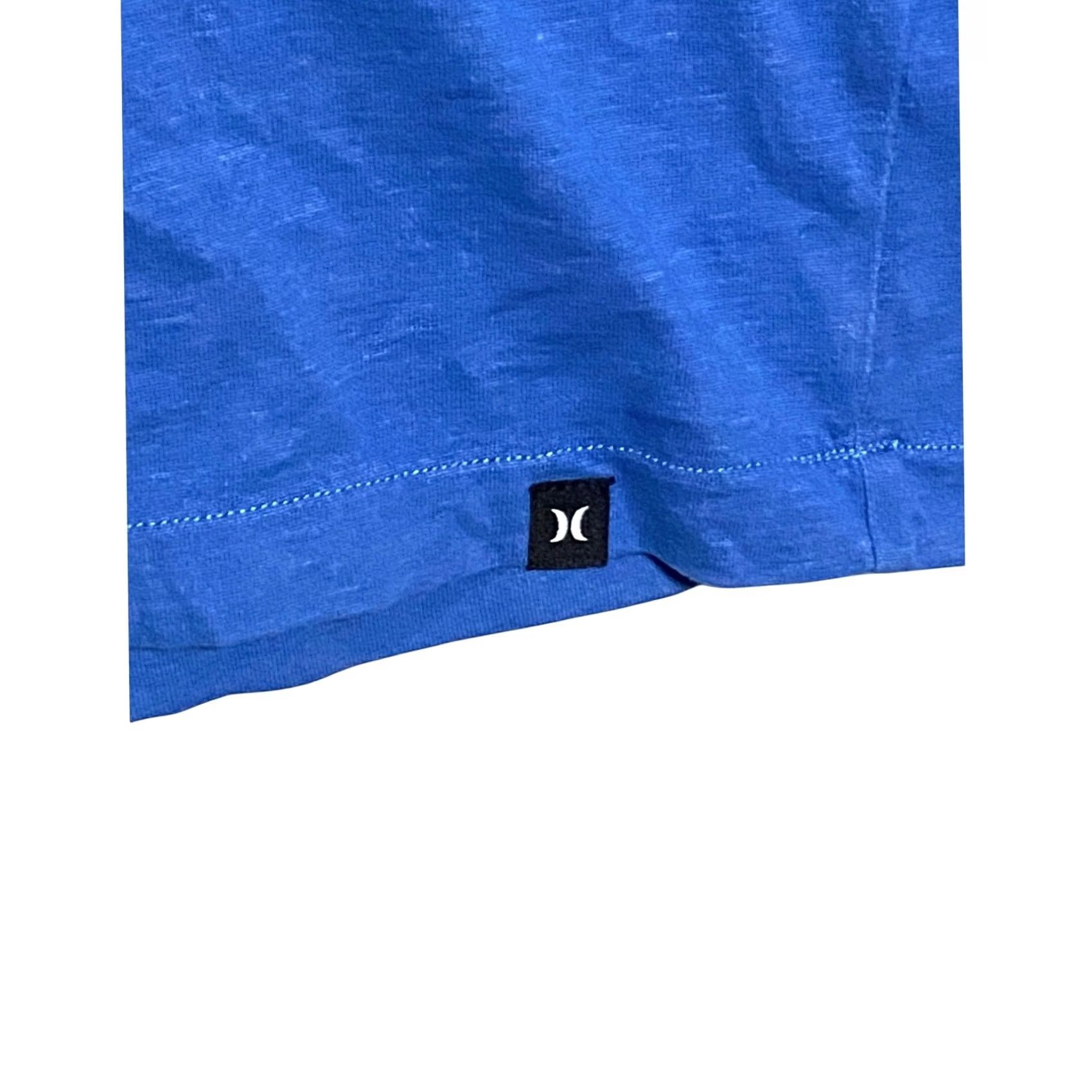 Hurley Hurley Nike Dri-Fit Blue Polo Shirt Men S Pocket Short Sleeve Casual Athletic Preppy Athleisure Size US S / EU 44-46 / 1 - 5 Thumbnail