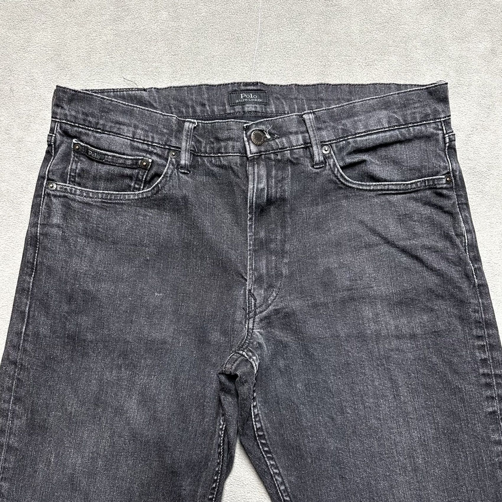 Polo Ralph Lauren Polo Ralph Lauren Jeans Mens 34x34 Black Denim Prospect Straight EUC Size US S / EU 44-46 / 1 - 3 Thumbnail