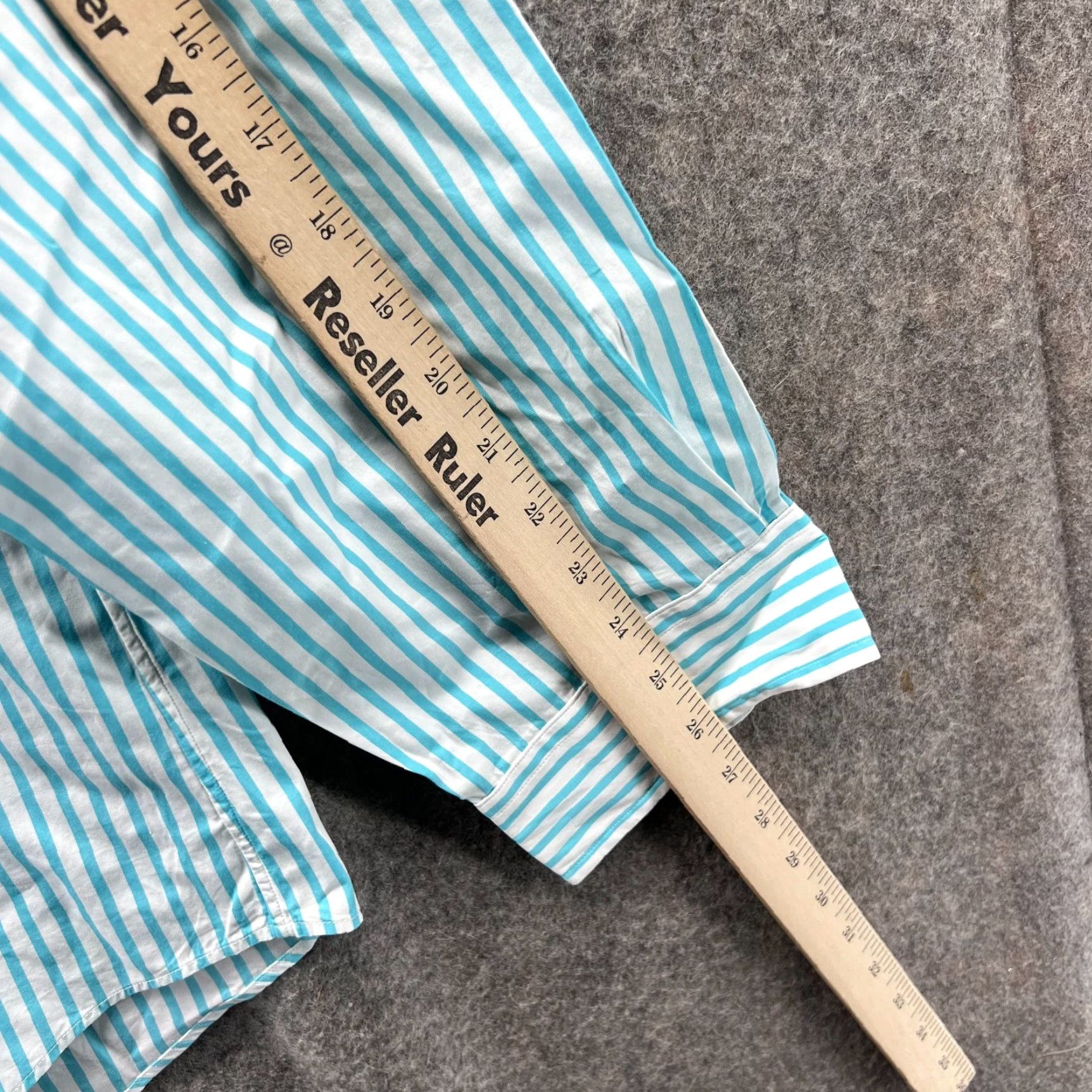 Polo Ralph Lauren VINTAGE Polo Ralph Lauren Shirt Mens XXL Blue Stripes Button-Down Oxford Size US XXL / EU 58 / 5 - 4 Thumbnail