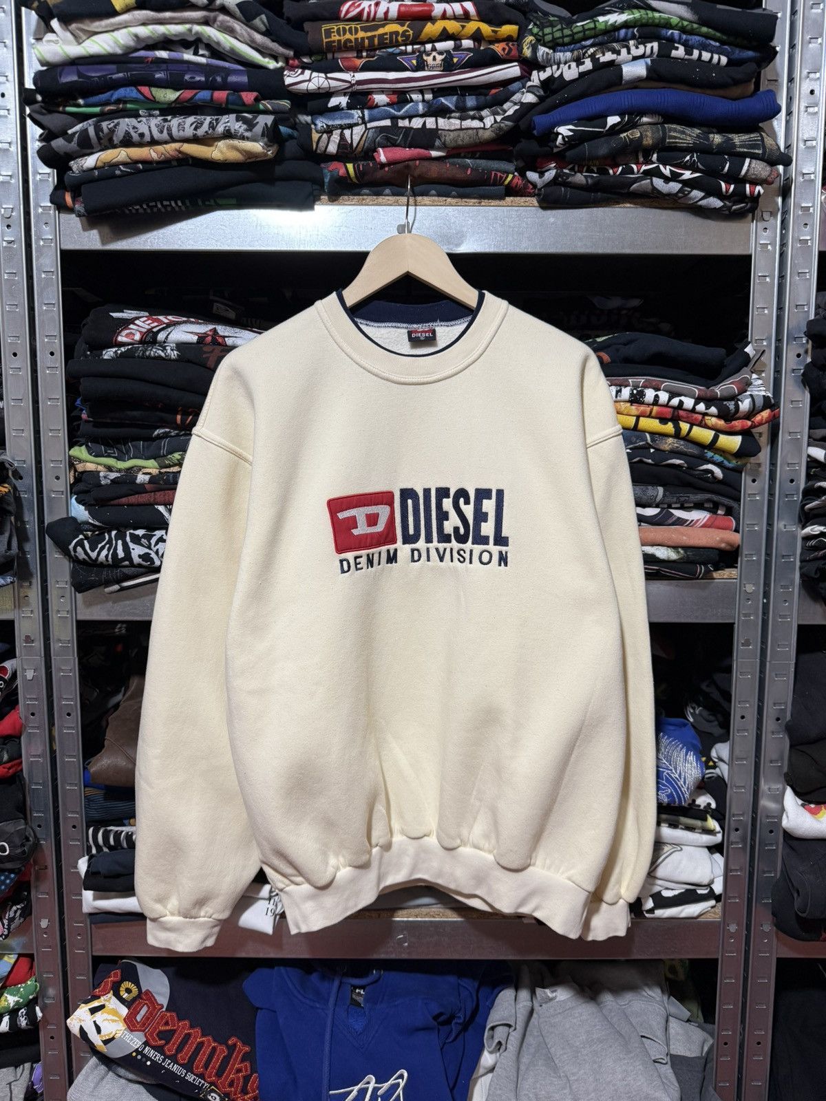 Diesel Vintage Diesel Sweatshirt Big Logo Japanese Style Y2K Hype Size US XXL / EU 58 / 5 - 1 Thumbnail