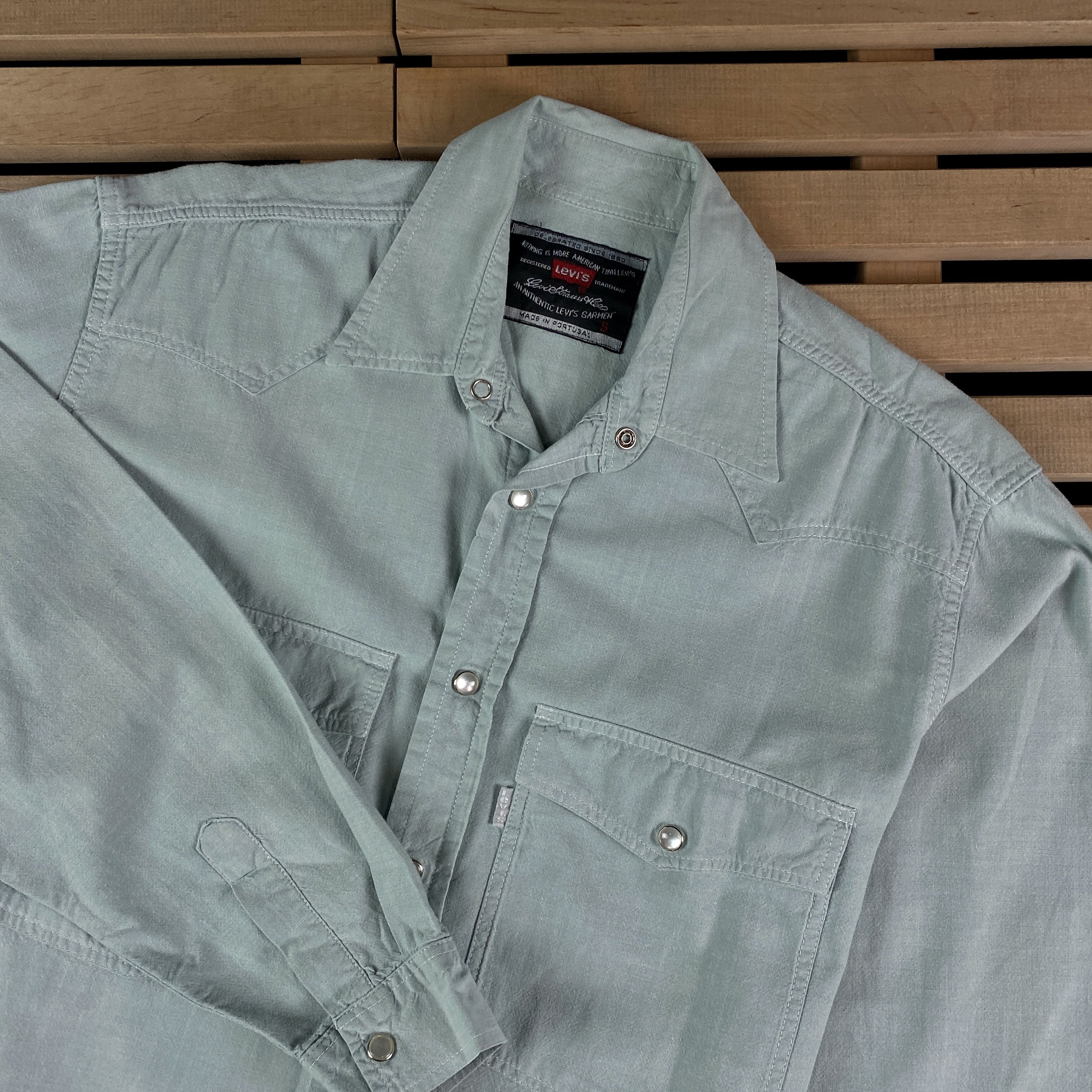 Levi's × Levi's Vintage Clothing × Vintage Mens Shirt Long Sleeve Levi’s Vintage Size S Cotton Size US S / EU 44-46 / 1 - 2 Thumbnail