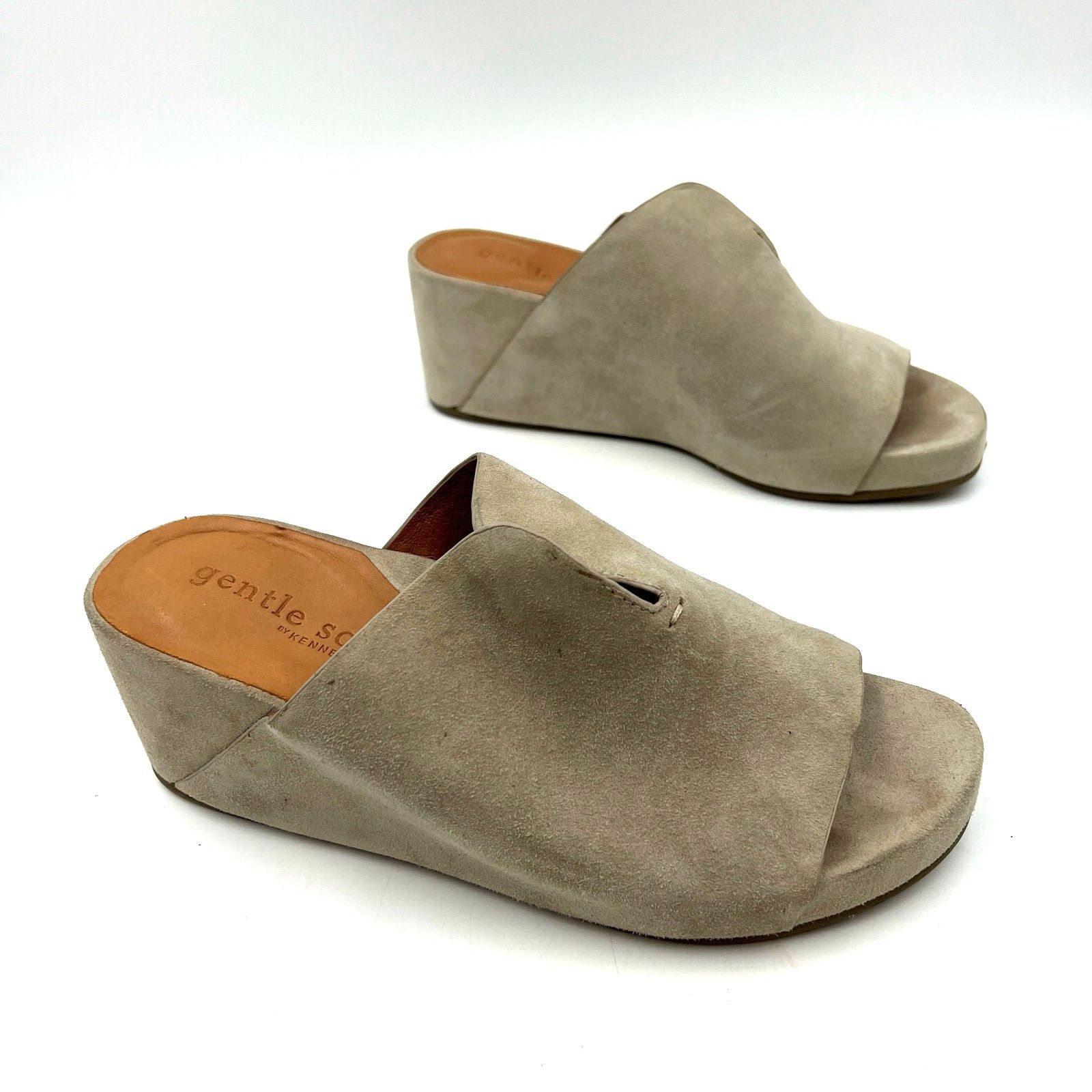 Gentle Souls Gentle Souls by Kenneth Cole Gisele 65 Suede Mules Size US 9 / IT 39 - 1 Thumbnail