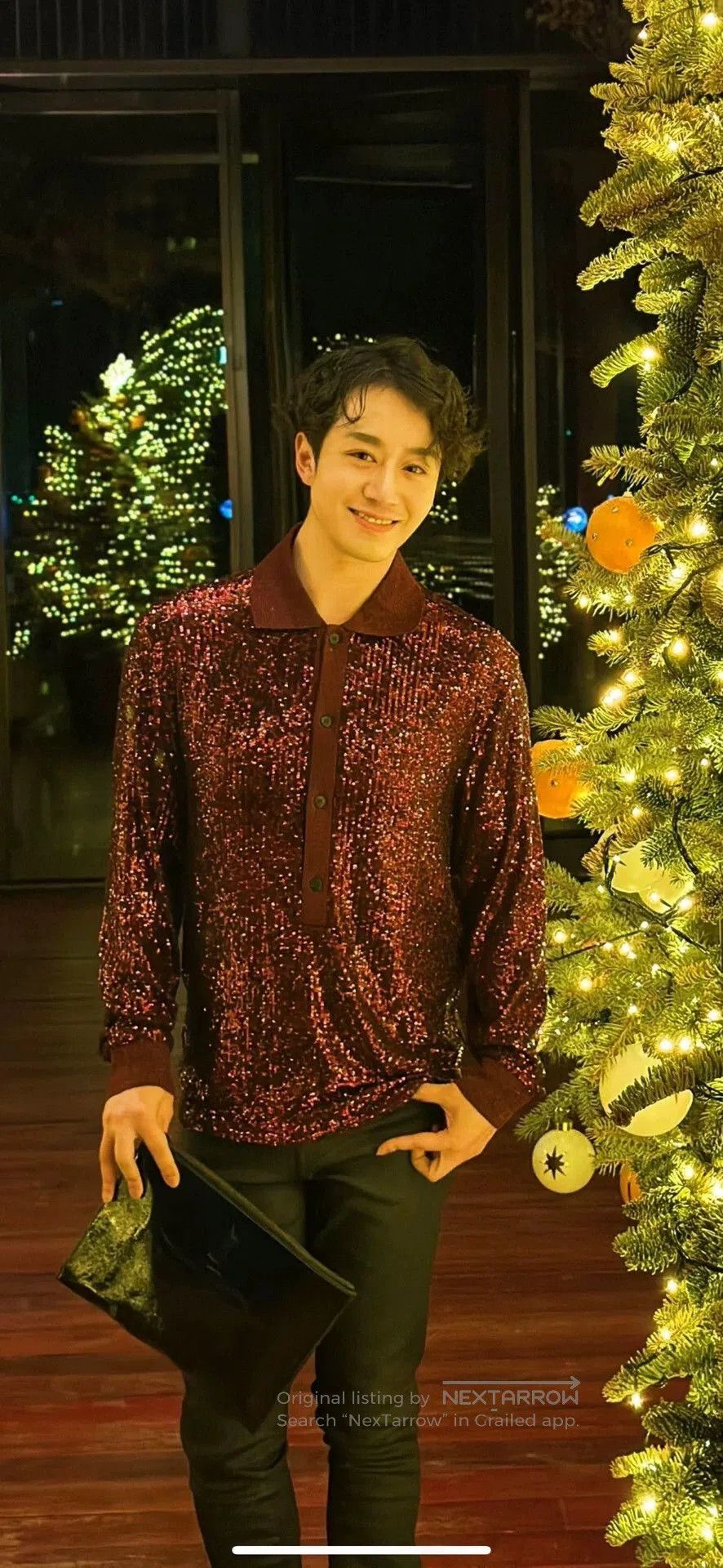 Saint Laurent Paris Saint Laurent Paris Sequin bead shirt. Size US S / EU 44-46 / 1 - 5 Thumbnail