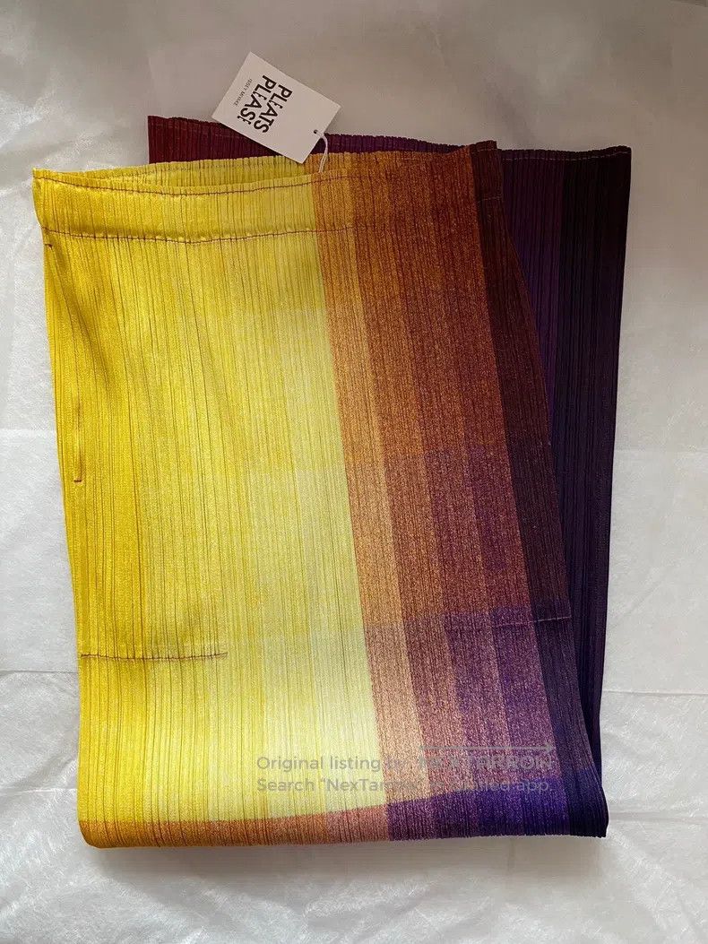Issey Miyake Issey Miyake size:3 Rainbow Midi Skirt Size 31" - 2 Thumbnail