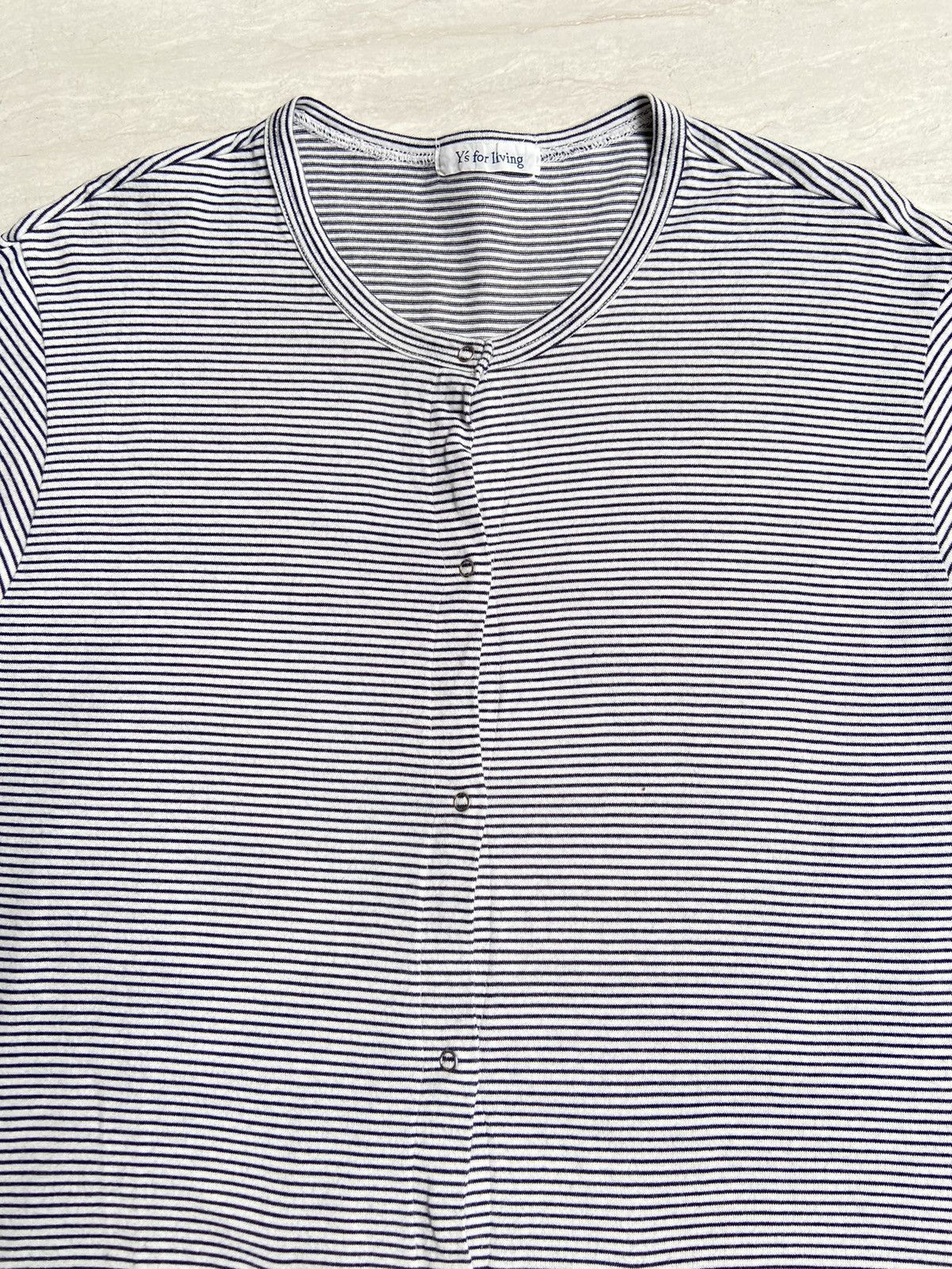 Y's × Yohji Yamamoto Y’S FOR LIVING Striped Long Cardigan Size US S / EU 44-46 / 1 - 10 Thumbnail