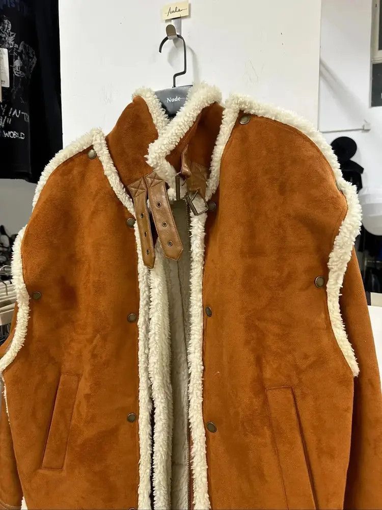 Y/Project Y Project Runway Leather & Fur Coat Size US XL / EU 56 / 4 - 5 Thumbnail