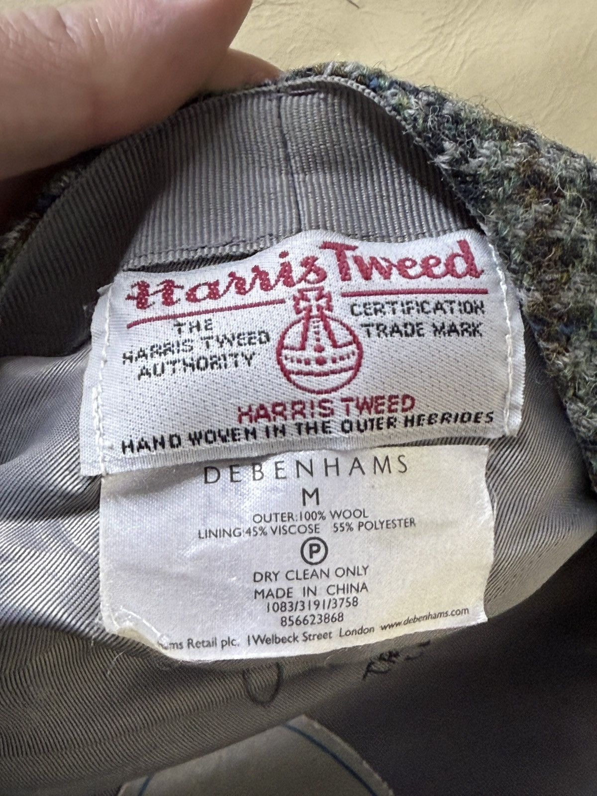 Harris Tweed Harris Tweed By Debenhams Tress & co flat cap wool Size ONE SIZE - 6 Thumbnail