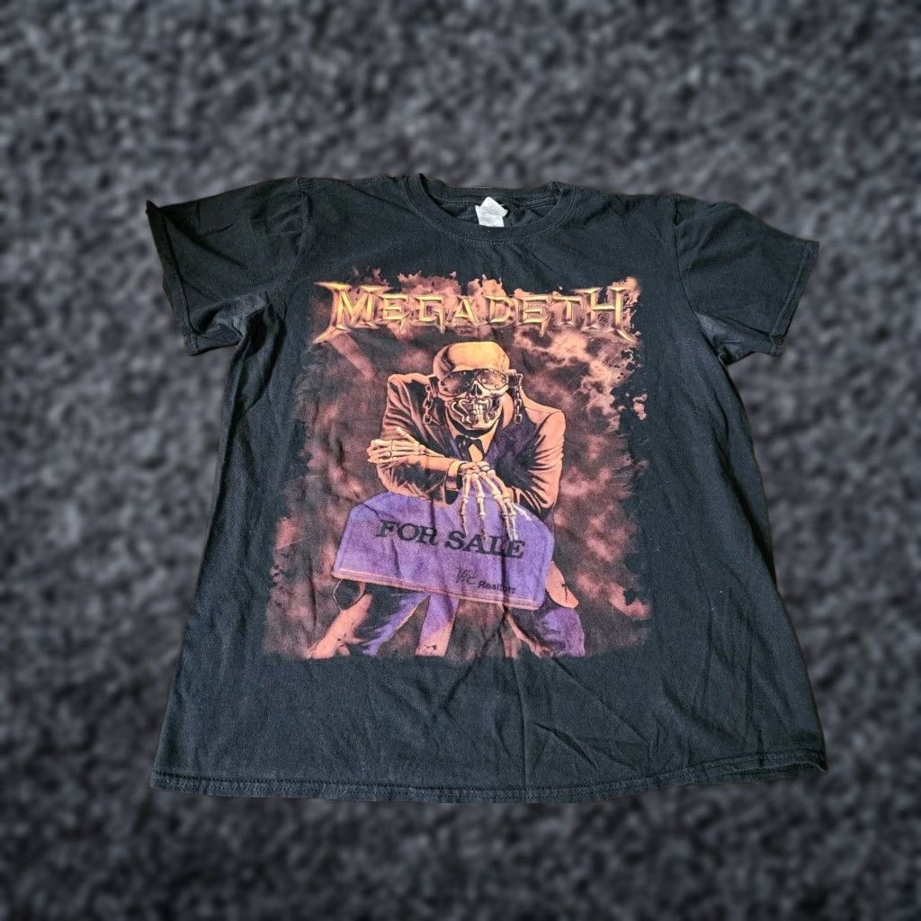 Vintage VINTAGE MEGADETH Peace Sells T-Shirt Men Adult M Black Crew Neck Short Sleeve Band Tee Size US M / EU 48-50 / 2 - 1 Thumbnail
