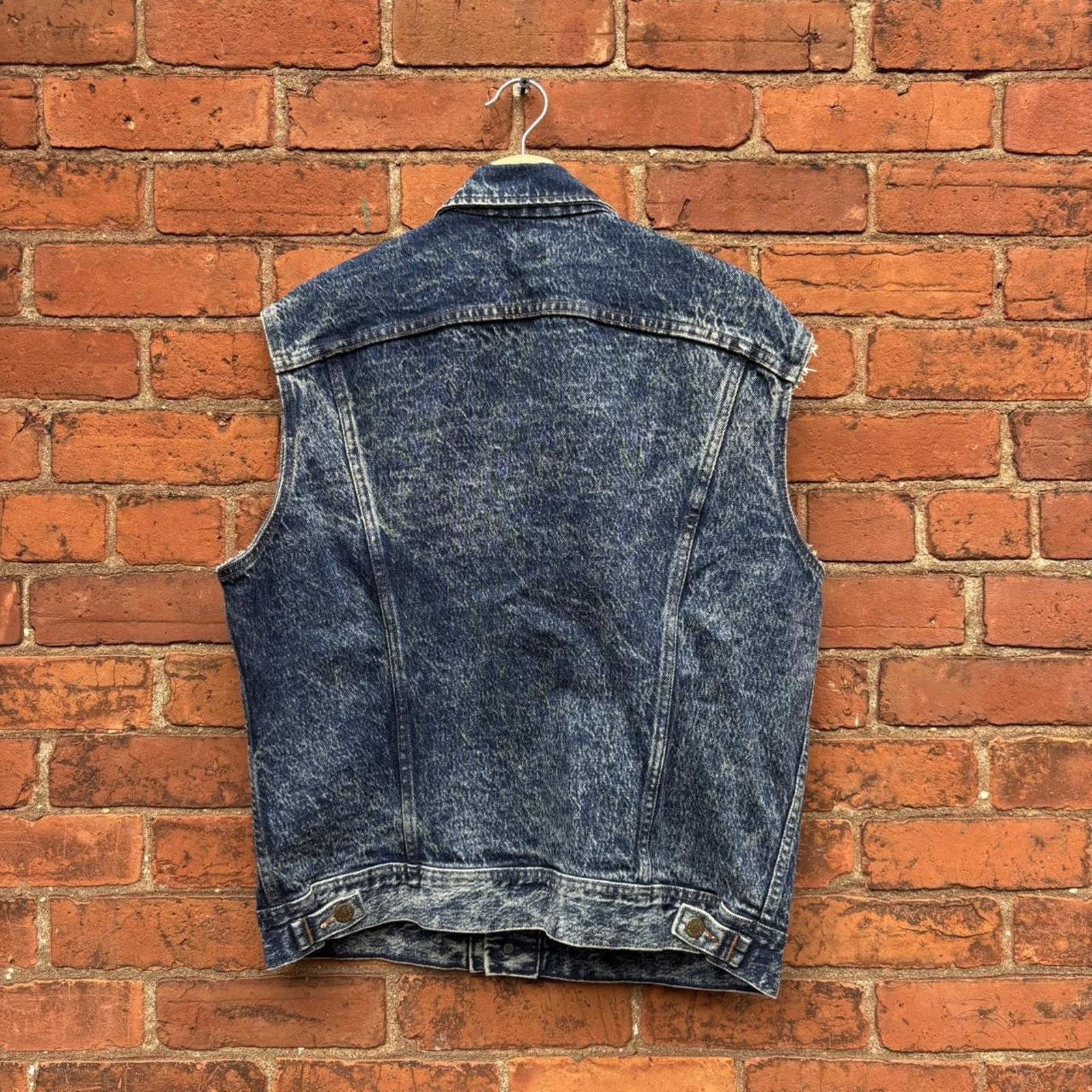 Lee vintage lee rider acid washed denim vest 70s/80s M Size US M / EU 48-50 / 2 - 5 Thumbnail