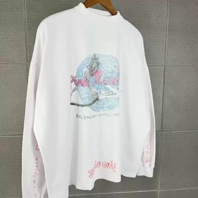 Balenciaga Balenciaga Balenciaga Pink Martini Limited Graffiti Letter Size US S / EU 44-46 / 1 - 2 Thumbnail