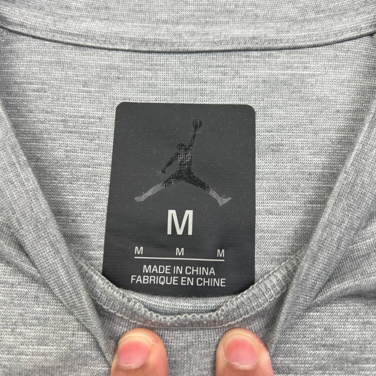 Jordan Brand Air Jordan Shirt Men Medium Gray Jumpman Short Sleeve New M Size US M / EU 48-50 / 2 - 4 Thumbnail